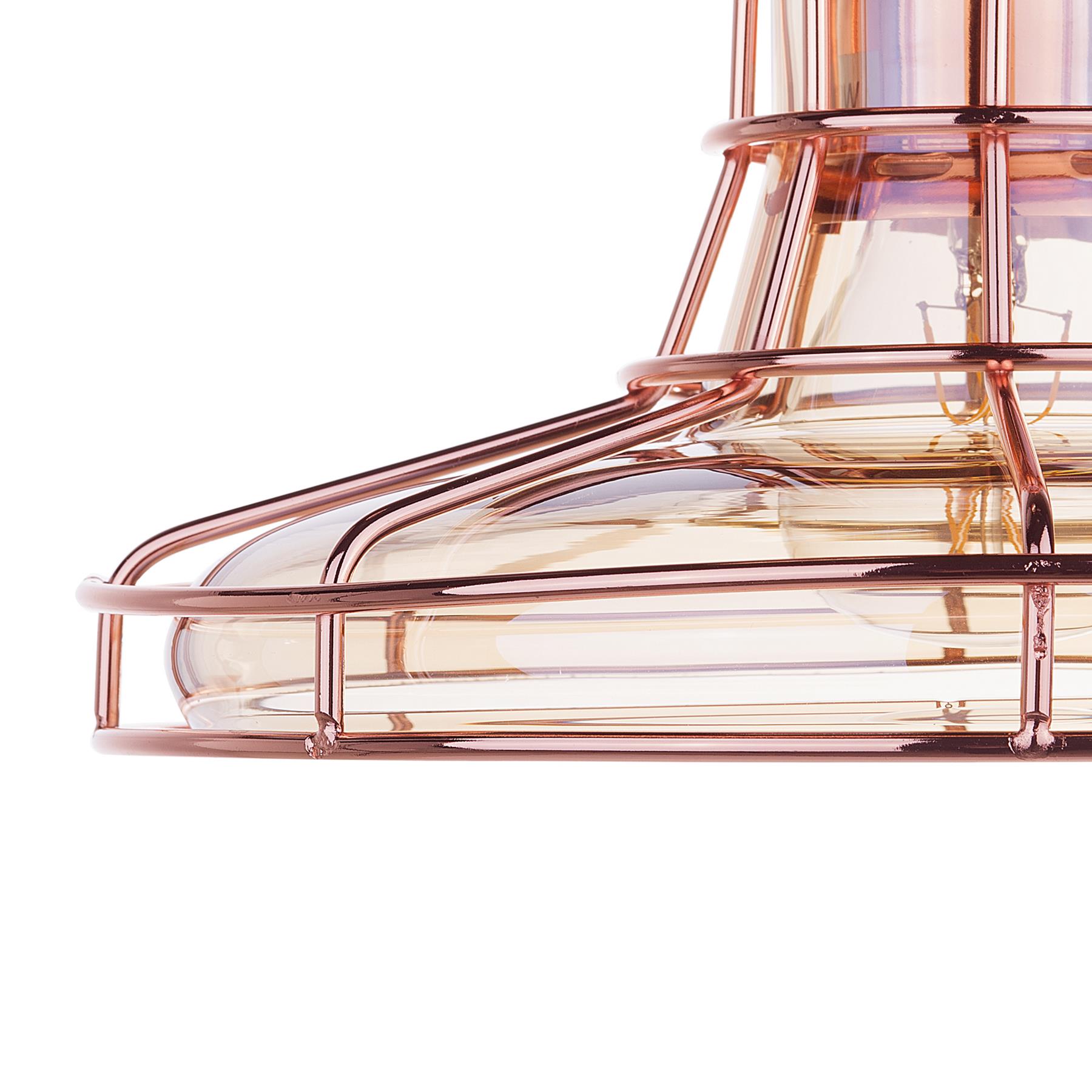 Beliani - TORRE - Hanglamp - Koper - Glas