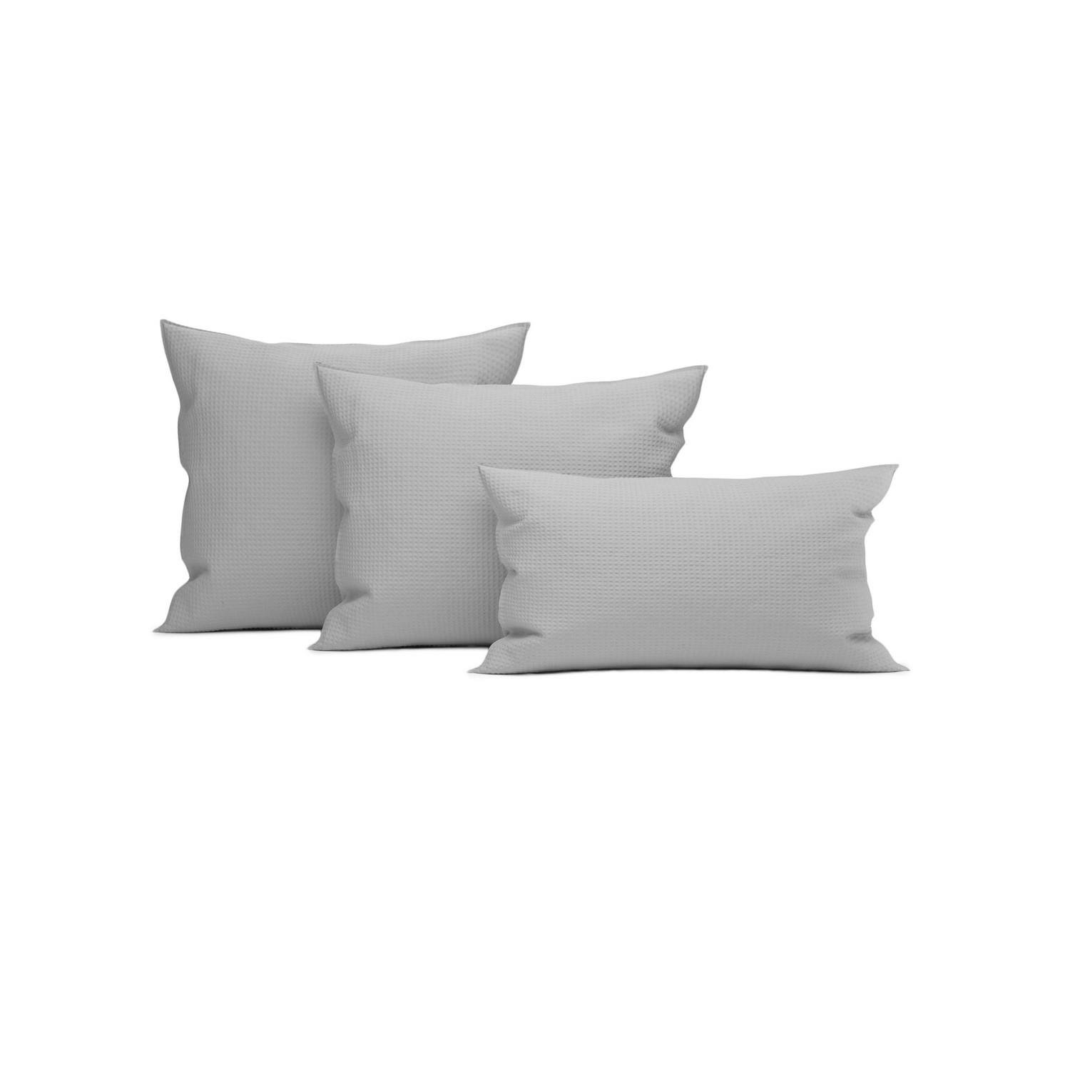 Heckett & Lane Wafel Kussensloop Katoen glacier grey