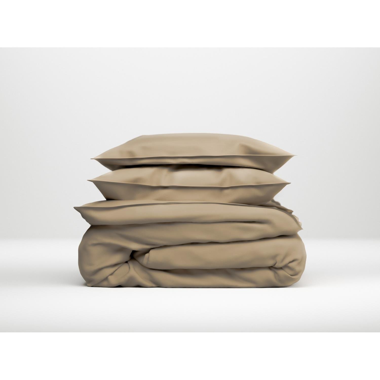 Zo Home Satinado Dekbedovertrekset Uni Katoen Satijn - praline brown