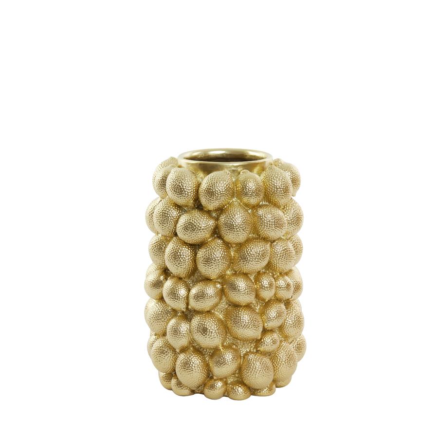 Light & Living - Vaas LEMON - Ø23.5x33cm - Goud