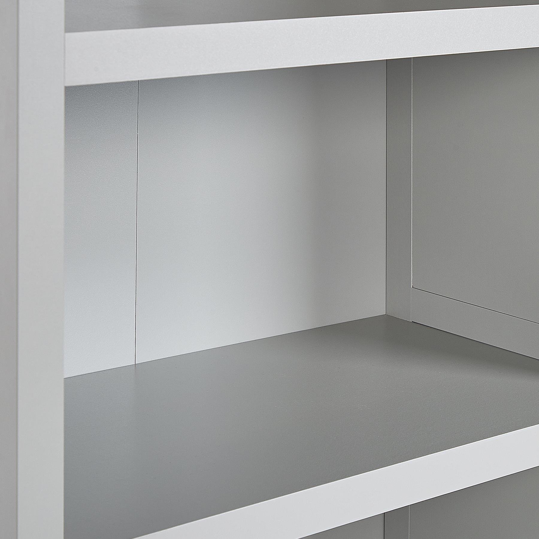 Beliani - CLIO - Boekenkast - Lichtgrijs - 5 planken - Vezelplaat