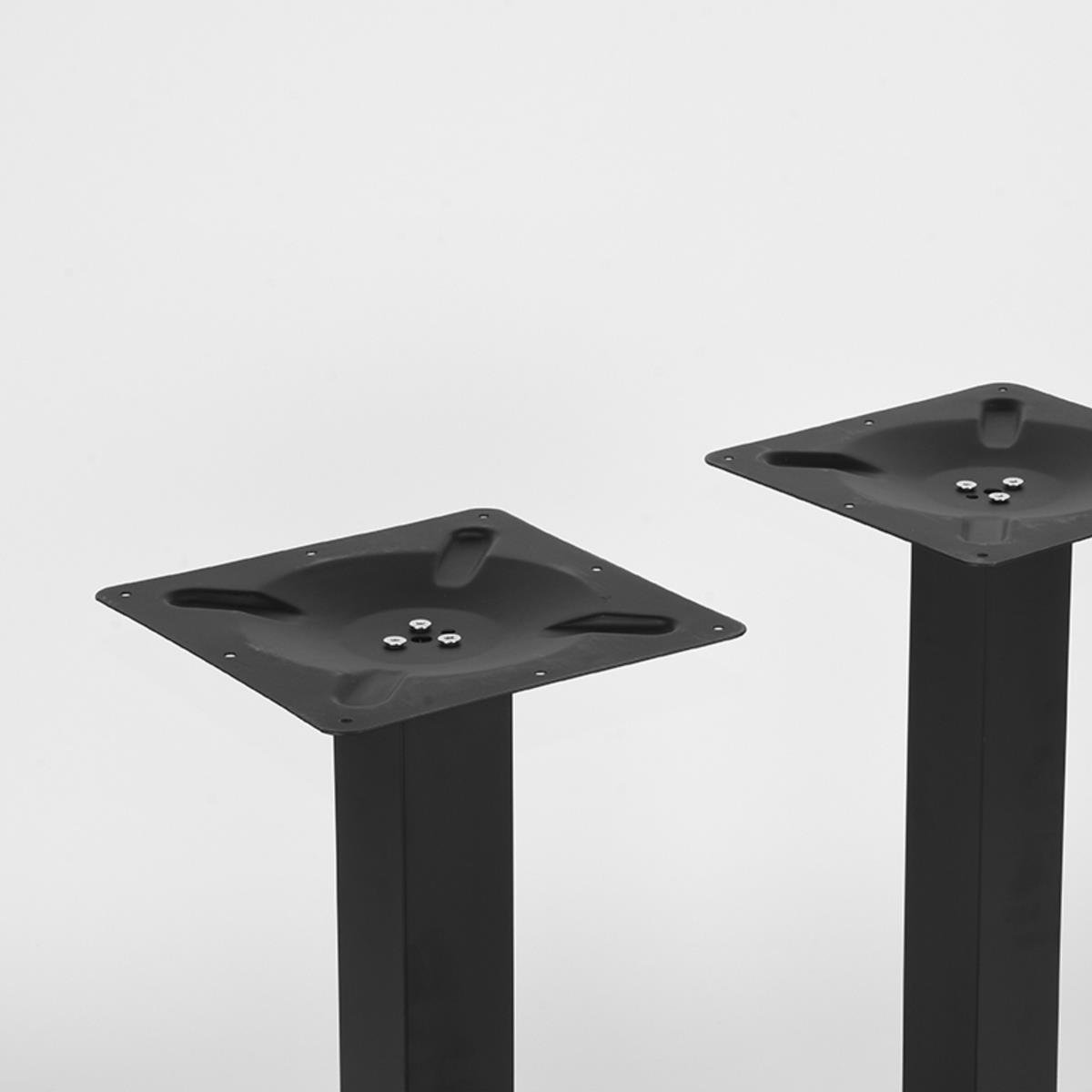 LABEL51 - Restauranttafel Poot Dubbel - Zwart Metaal