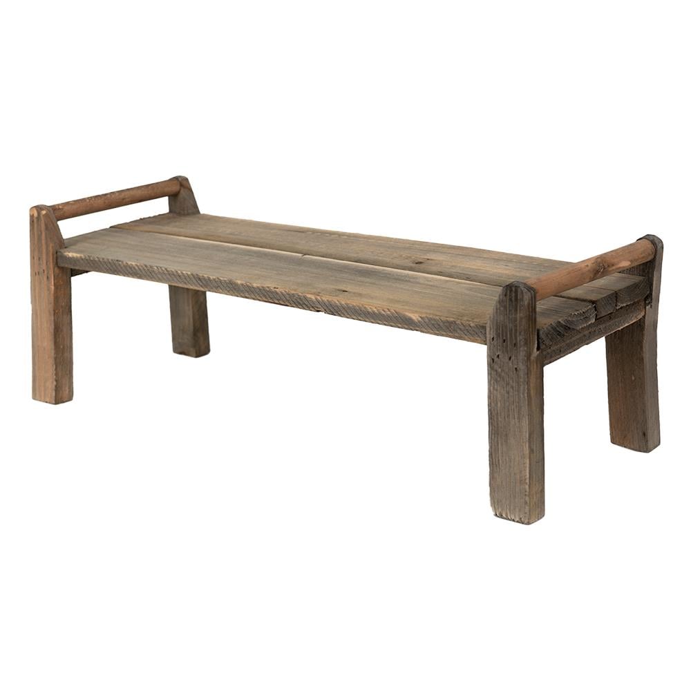Clayre & Eef Plantentafeltje  58x20x20 cm Bruin Hout Rechthoek