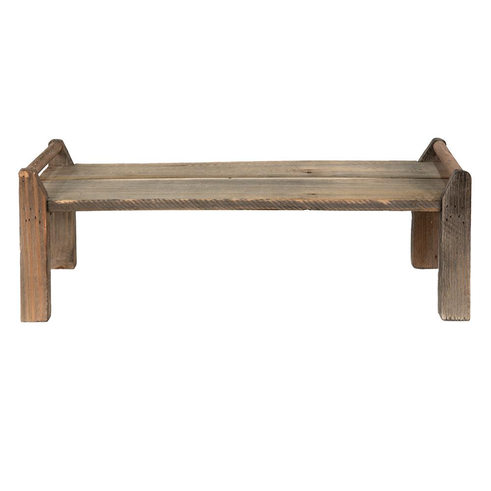 Clayre & Eef Plantentafeltje  58x20x20 cm Bruin Hout Rechthoek