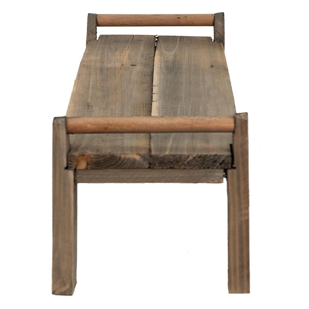 Clayre & Eef Plantentafeltje  58x20x20 cm Bruin Hout Rechthoek