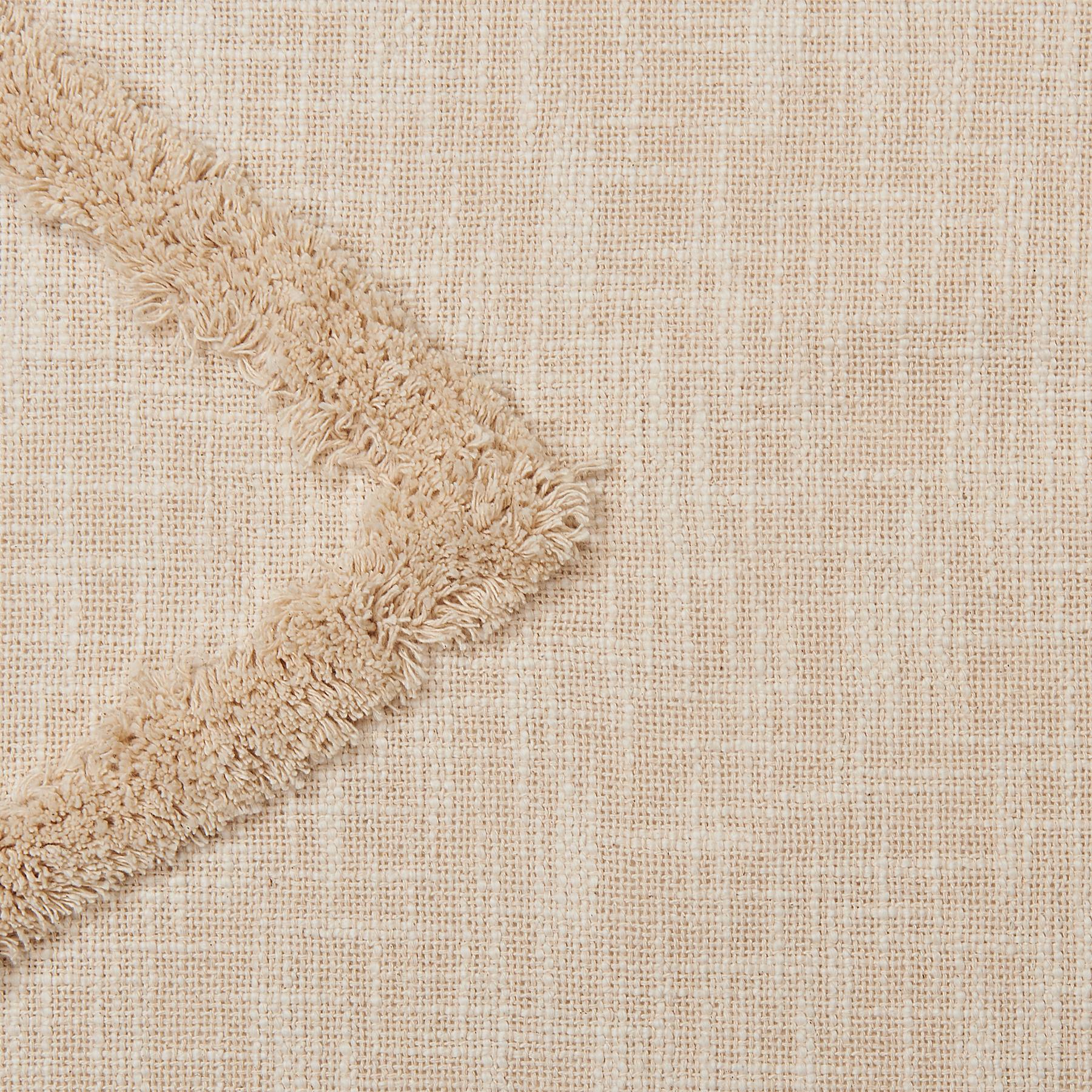Beliani - JAUNPUR - Plaid - Beige - 130 x 180 cm - Katoen