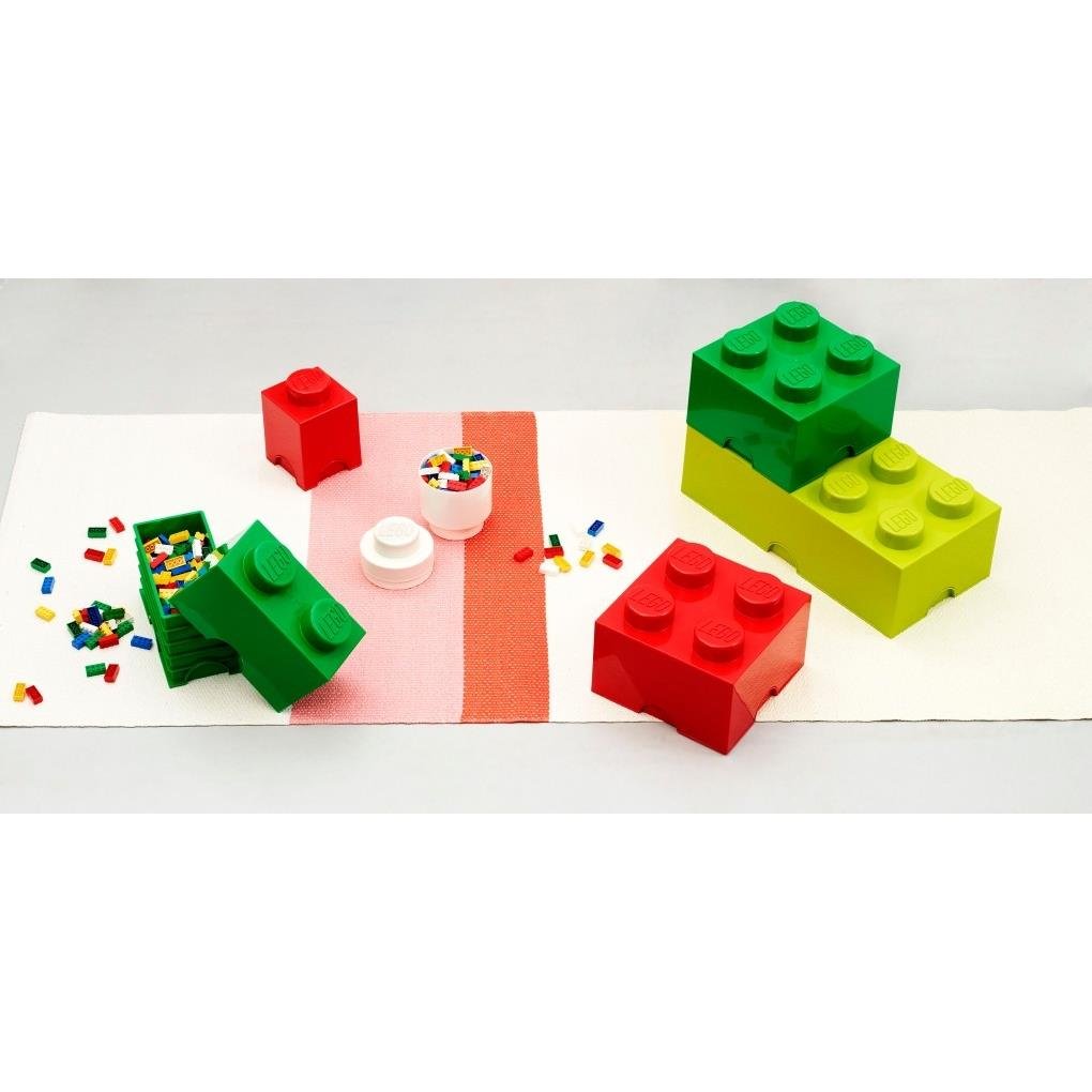 LEGO - Opbergbox Brick 8, Limegroen - LEGO