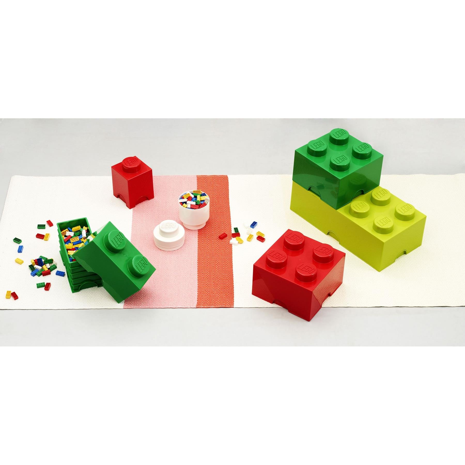 LEGO - Opbergbox Brick 8, Limegroen - LEGO