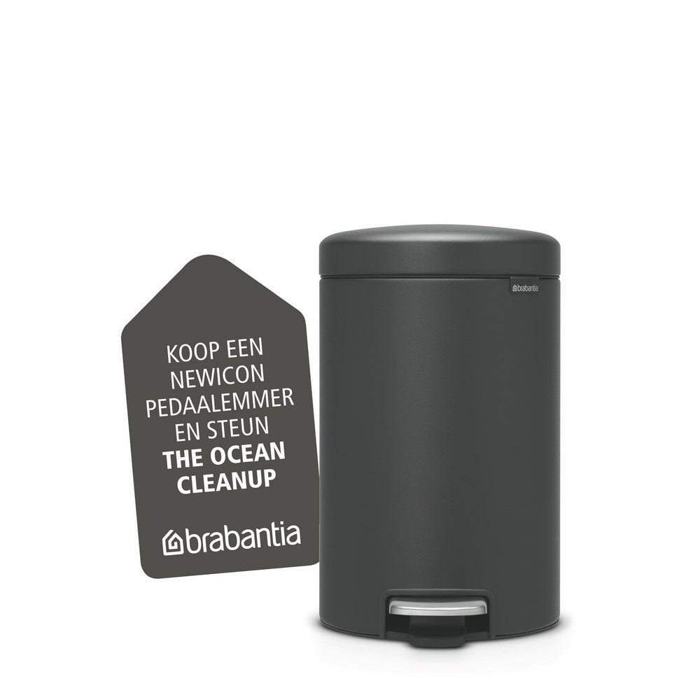 Brabantia NewIcon Mineral Pedaalemmer 12 Liter