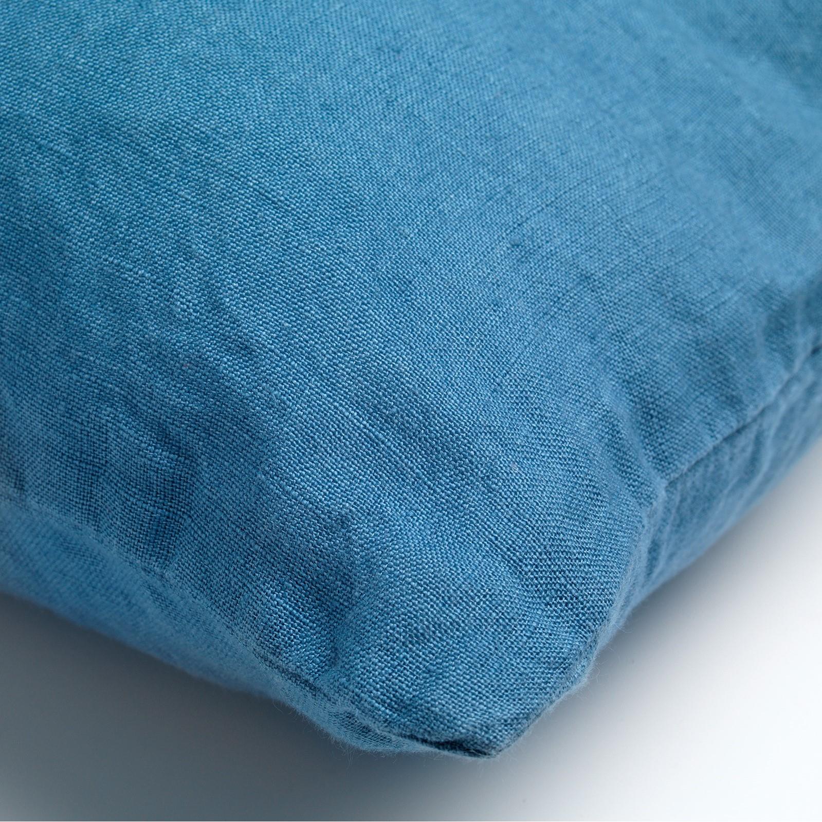 Dutch Decor sierkussen LINN - 45x45 cm Provincial Blue