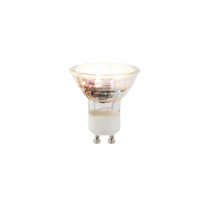 LUEDD GU10 LED lamp 50mm helder 3W 250 lm 2200K