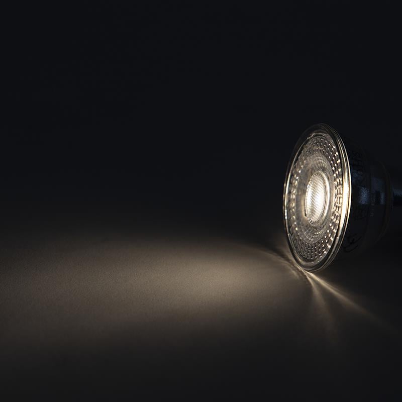 LUEDD Set van 5 GU10 3-staps dimbare LED lampen 5W 260 lm 2700K