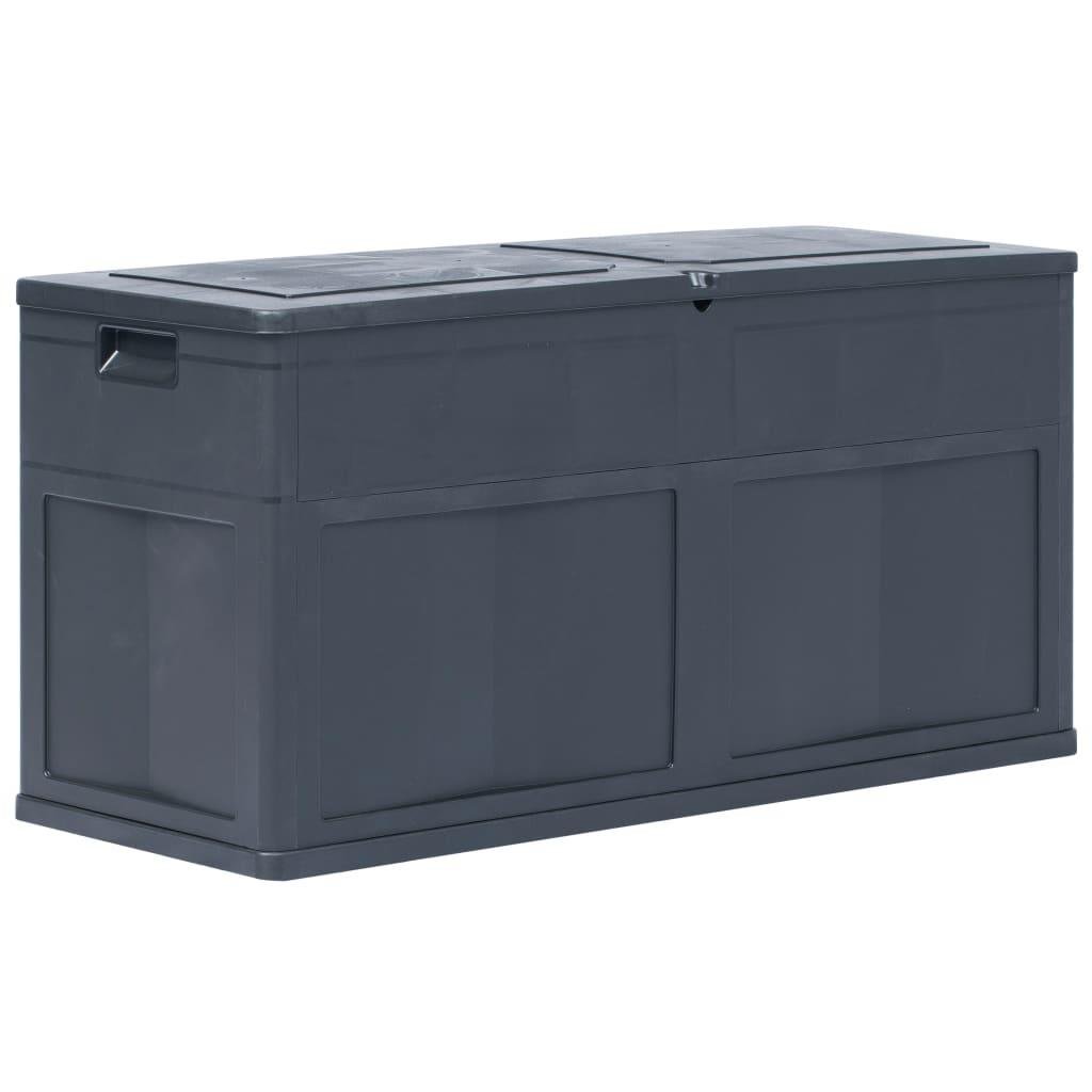 vidaXL Tuinbox Zwart
