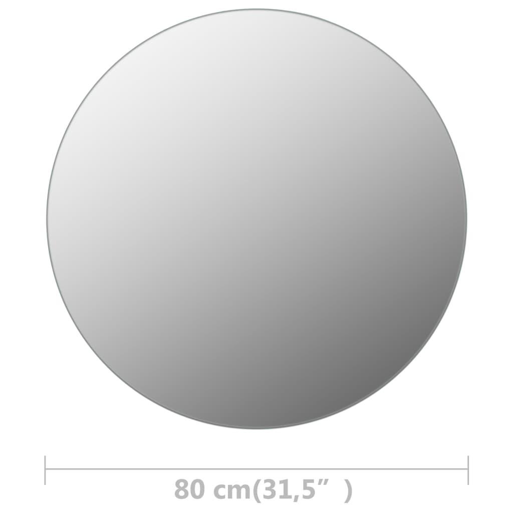 vidaXL Wandspiegel Φ 80 cm