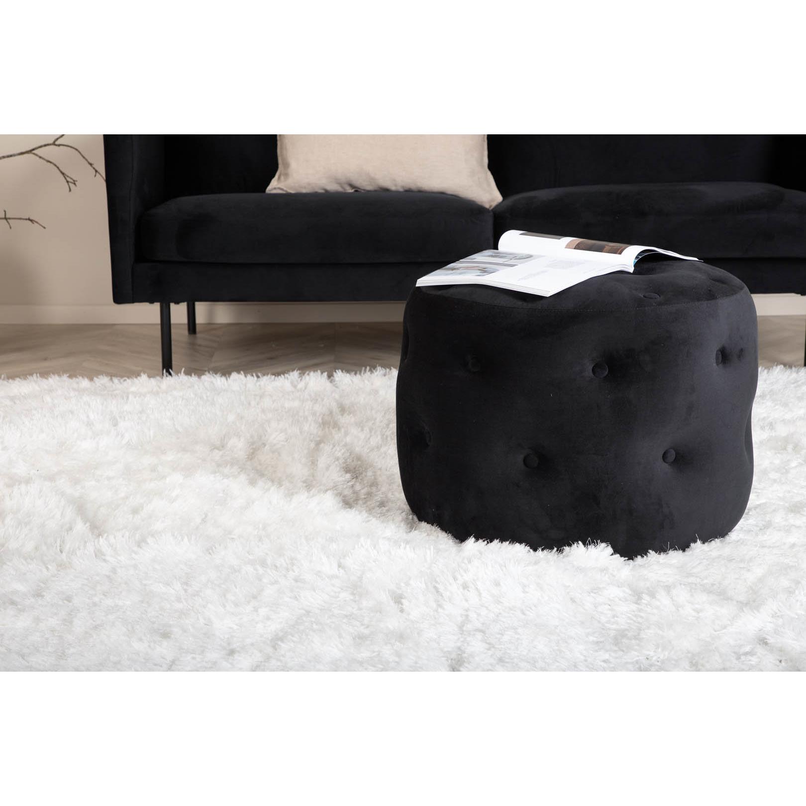 Hioshop Grace vloerkleed 300x200 cm polyester wit.