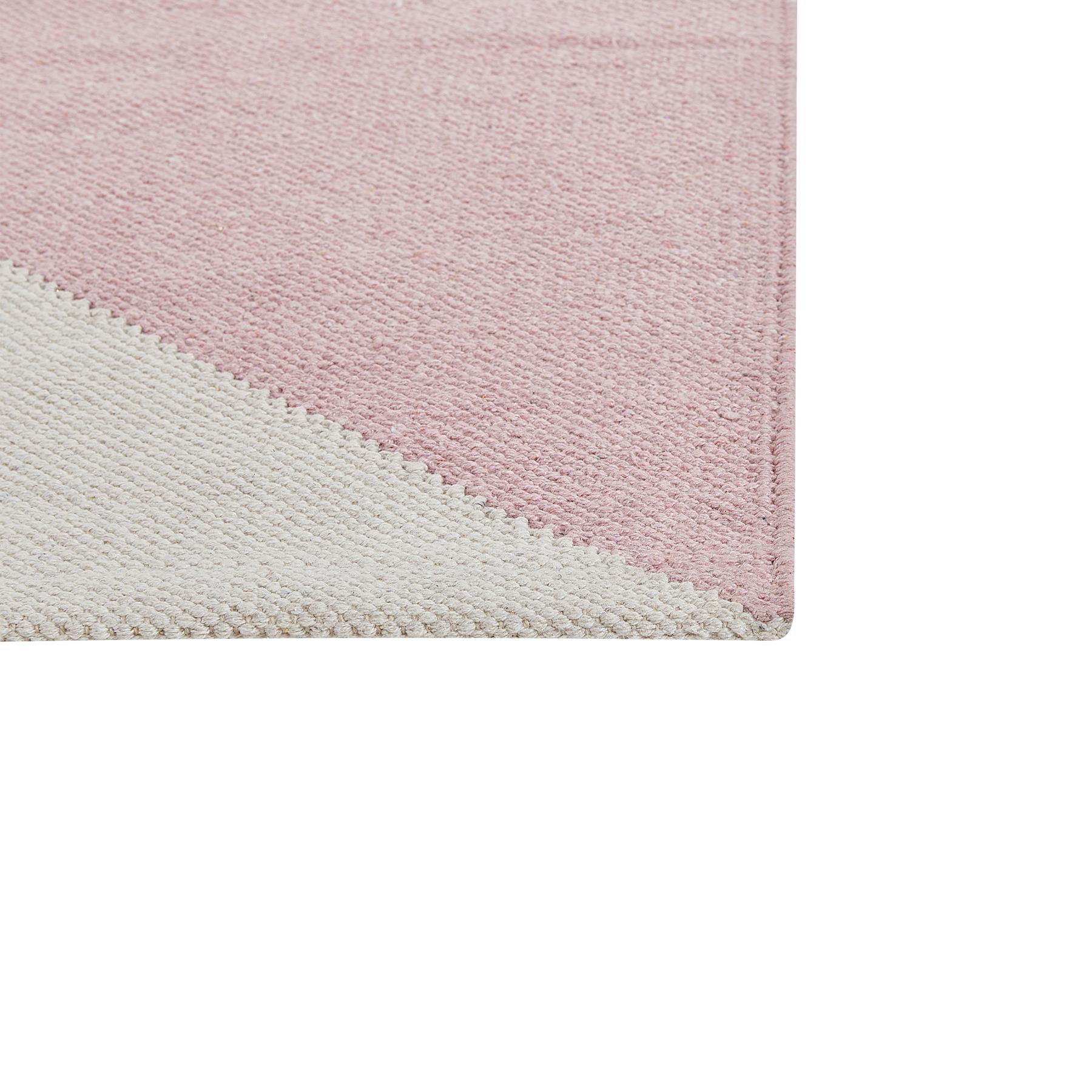 Beliani-NIZIP-Modern vloerkleed-Multicolor-140 x 200 cm-Katoen