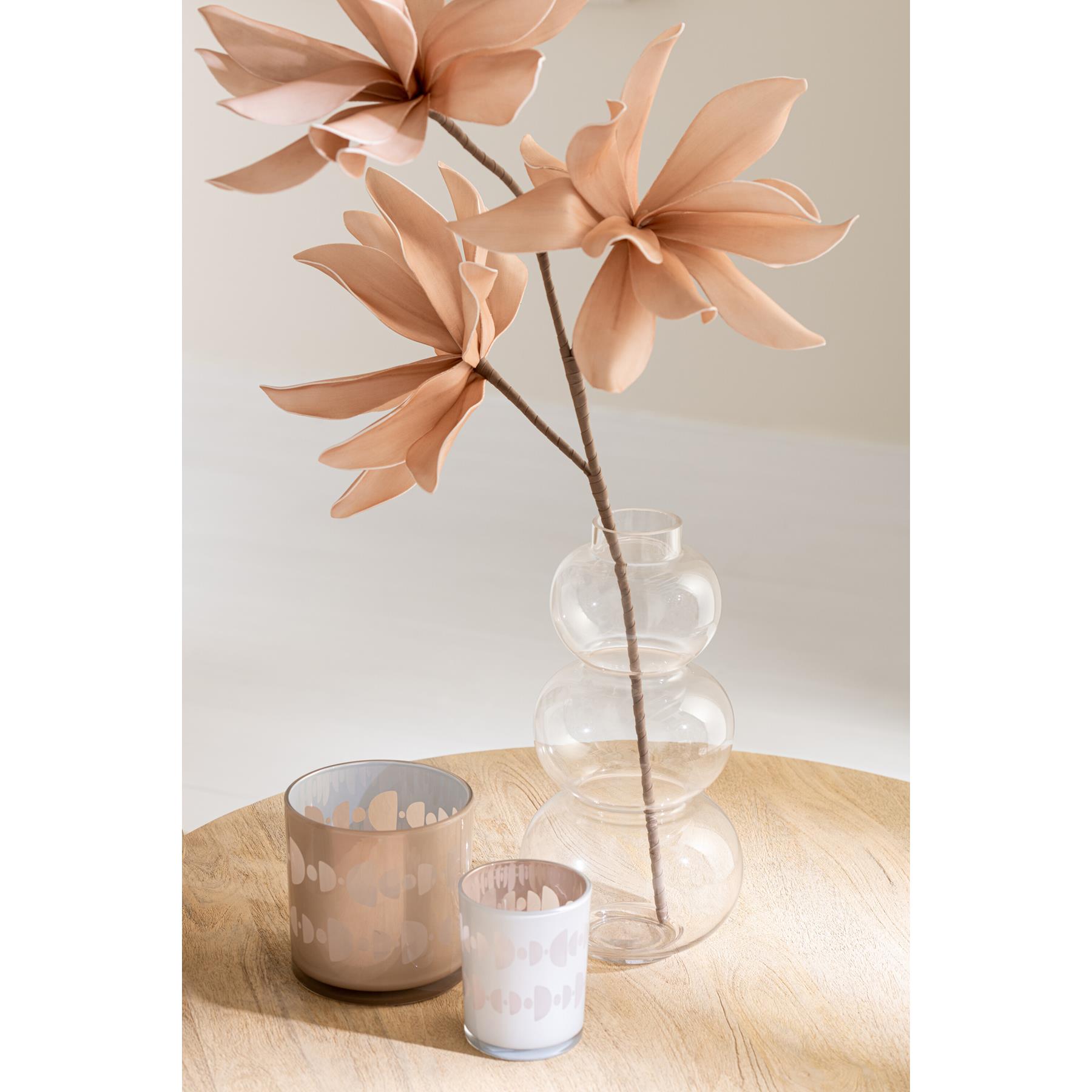 J-Line vaas Bol - glas - transparant - large - 36 cm hoog