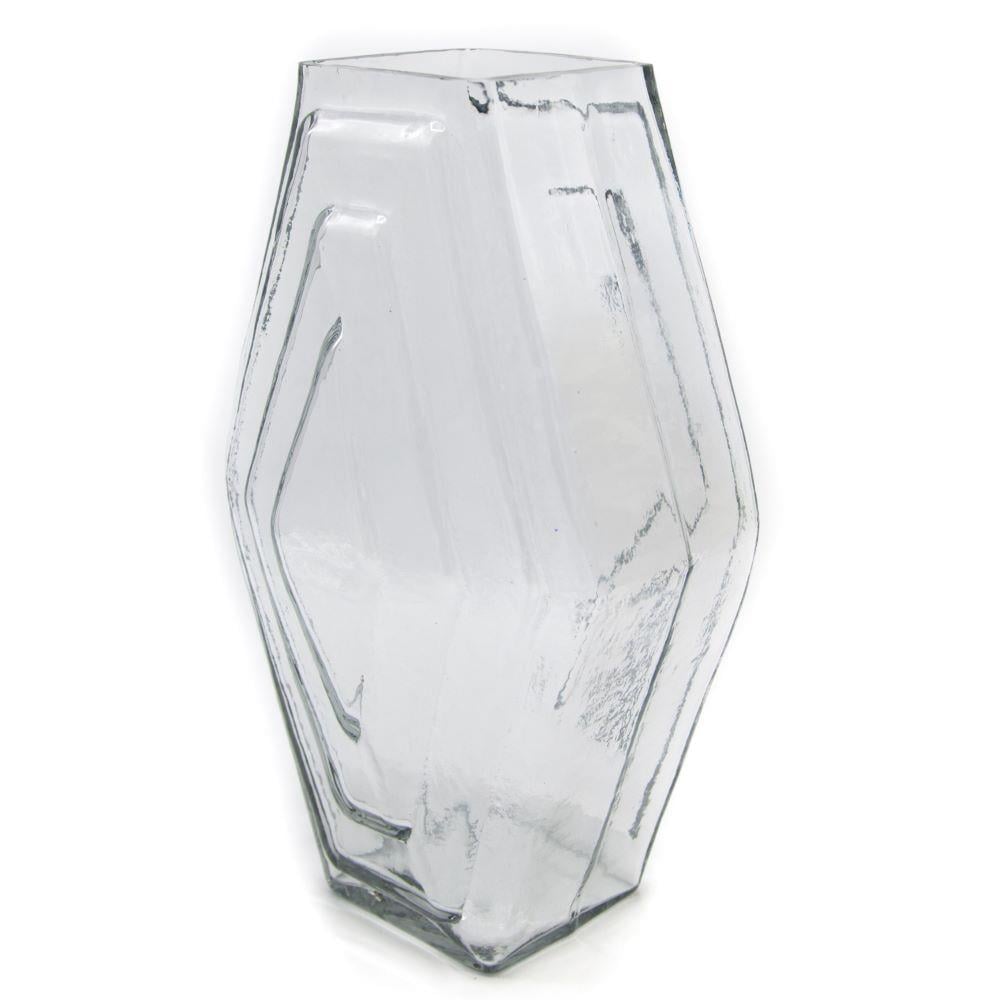Brût Homeware, Vaas Hexagon groot, helder