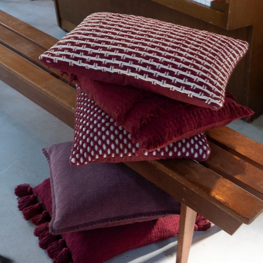 Dutch Decor kussenhoes FARA - 40x60 cm Merlot