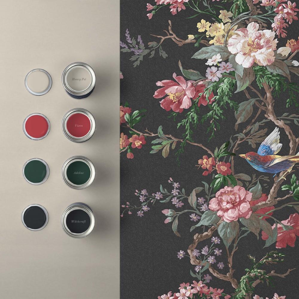 Graham & Brown vliesbehang Venetian Noir zwart