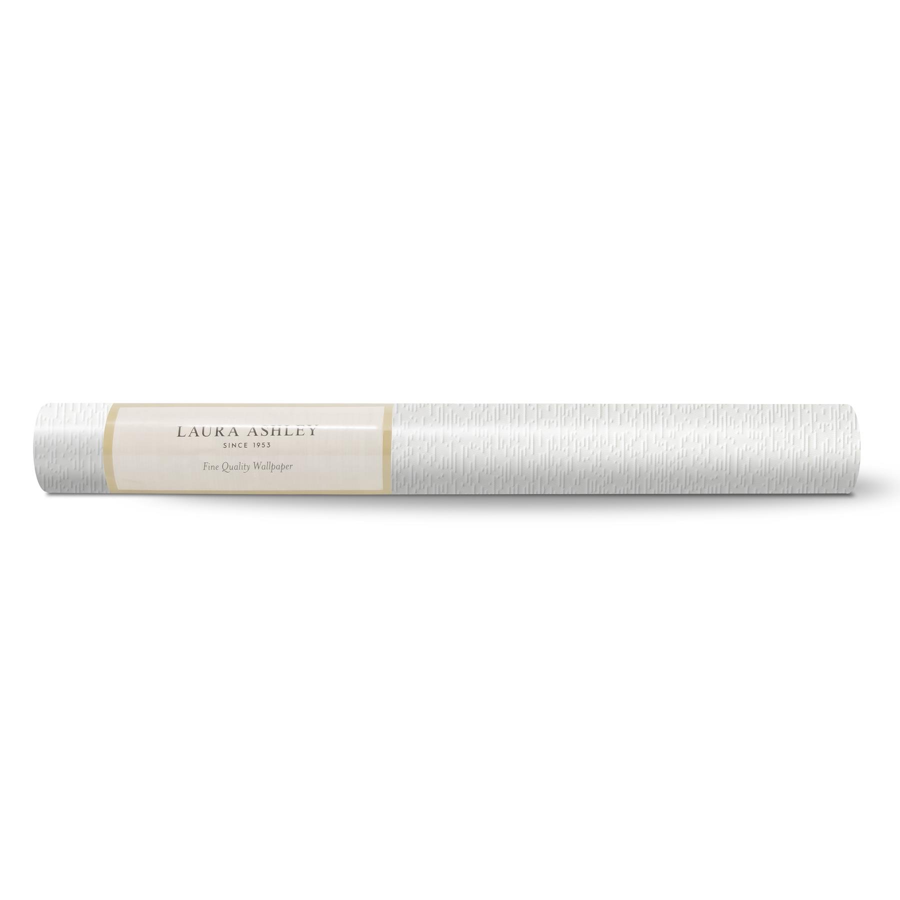 Laura Ashley Blyth Paintable Behang - Uni - 10mx52cm - Wit