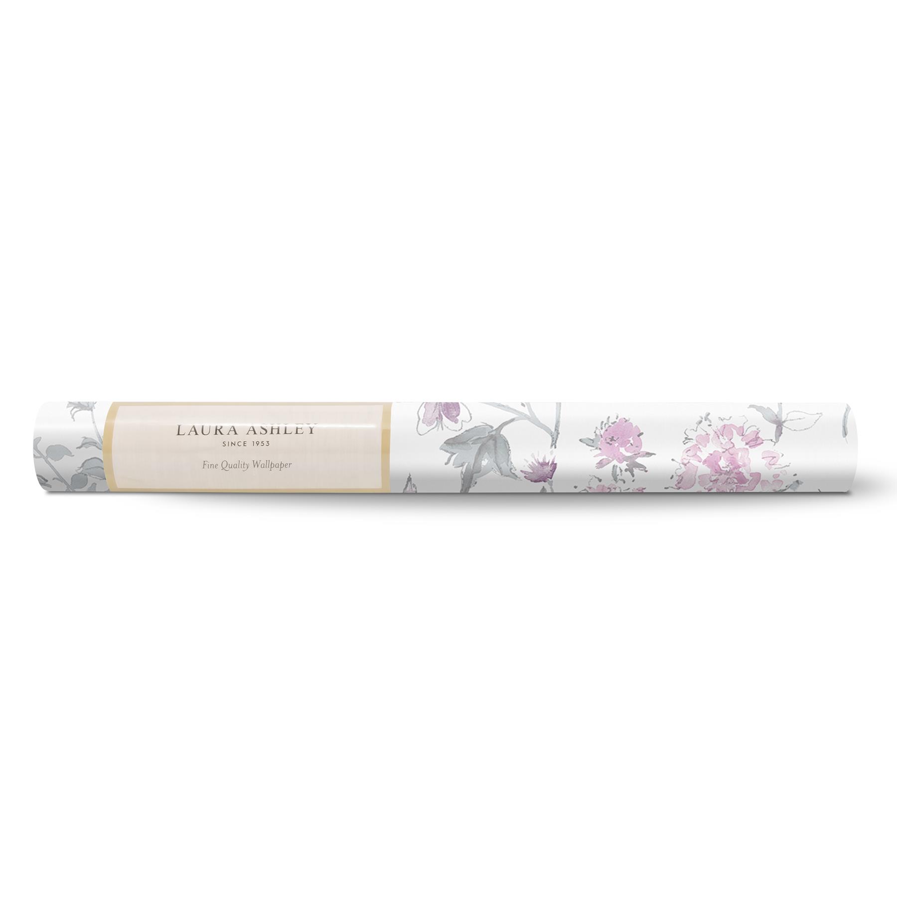 Laura Ashley Wild Meadow Behang - Bloemen - 10mx52cm - Paars