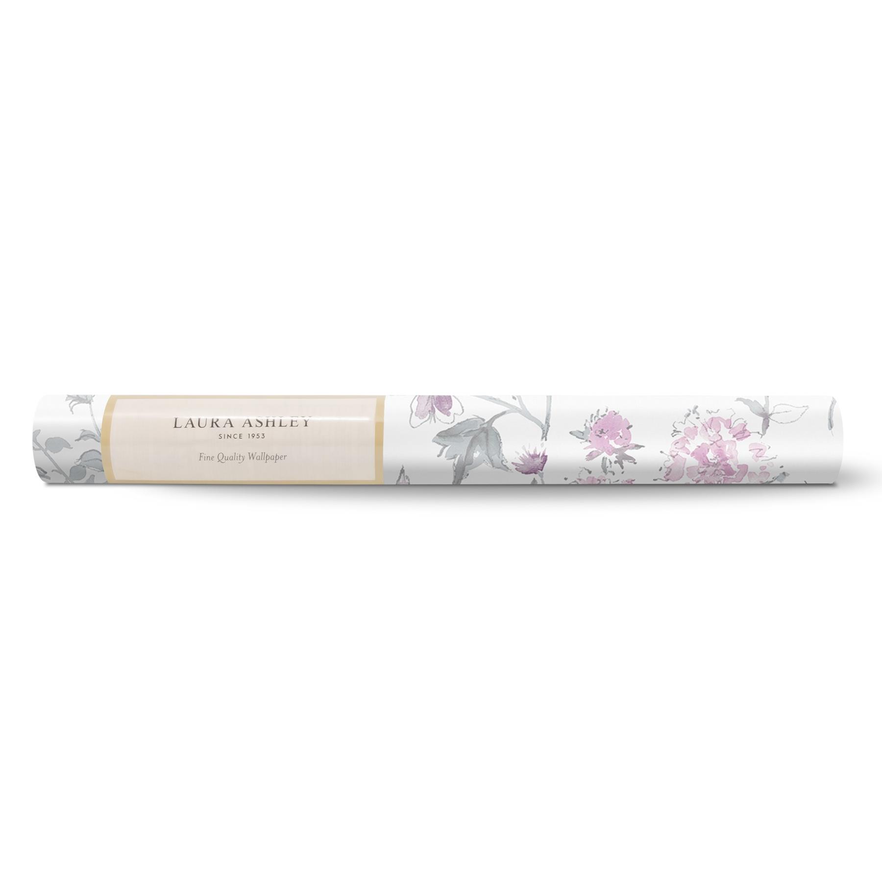 Laura Ashley Wild Meadow Behang - Bloemen - 10mx52cm - Paars