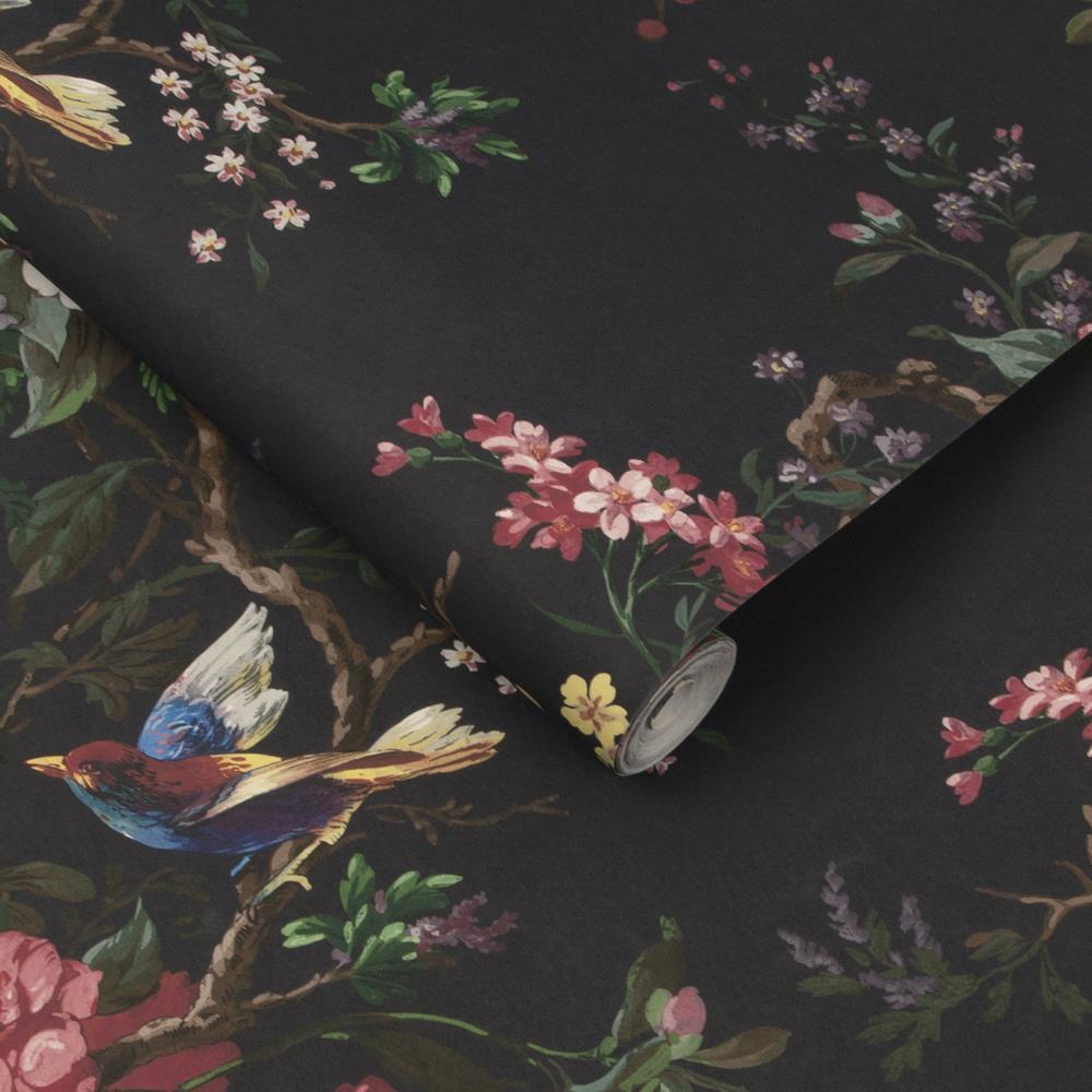 Graham & Brown vliesbehang Venetian Noir zwart