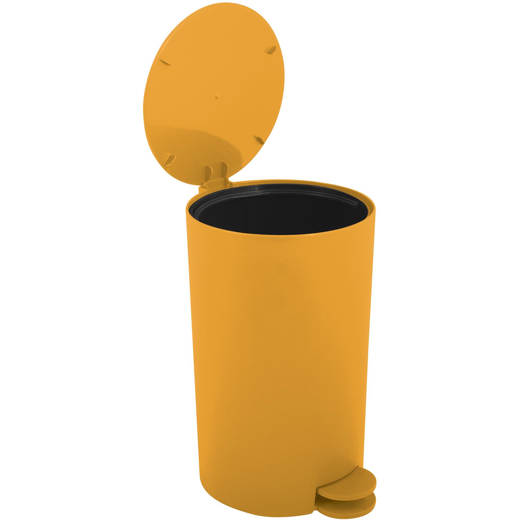 MSV badkamer|toilet pedaalemmer - saffraan geel - 3L - 15x27 cm