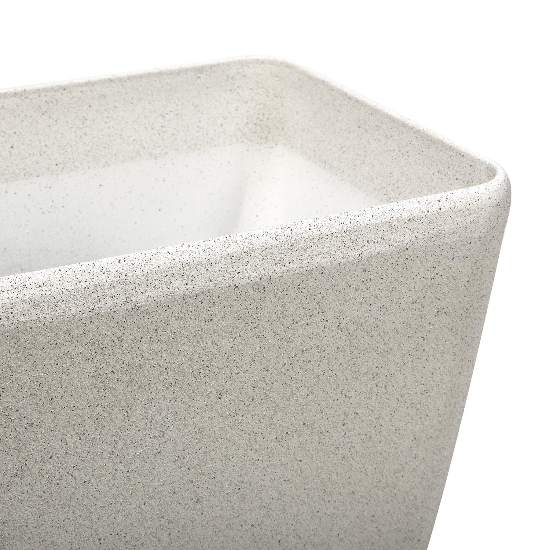 Beliani - BARIS - Plantenbak - Lichtbeige - 60 cm - Stenenmix