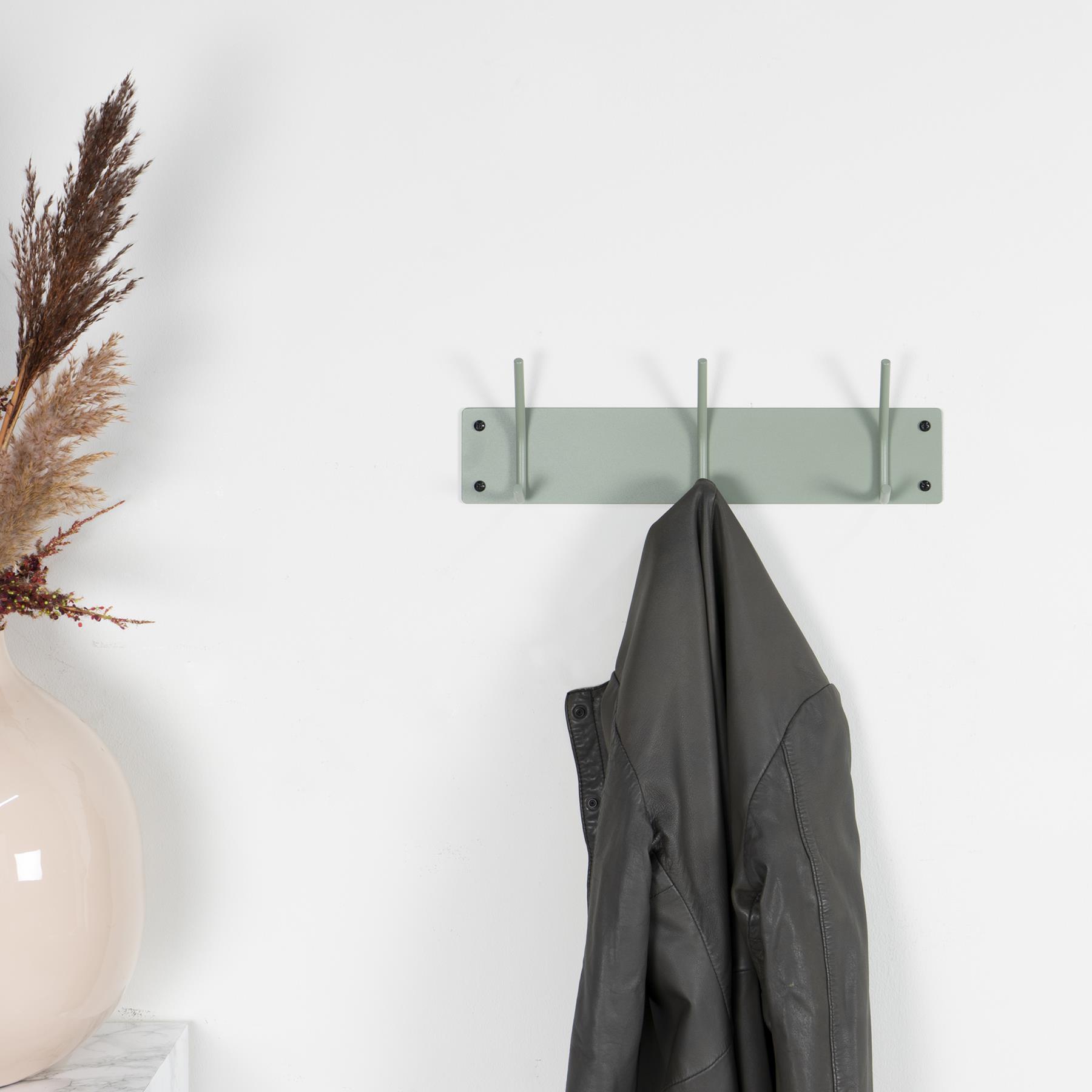 Spinder Design Fusion 3 Wandkapstok - Dusty Green
