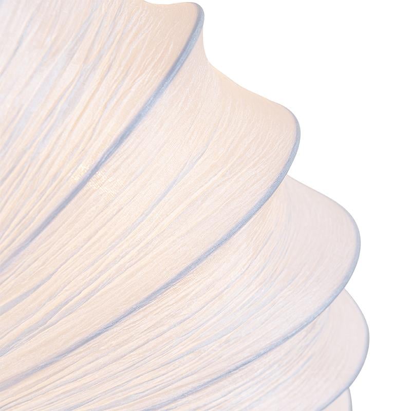 QAZQA Japandi plafondlamp wit zijden 60cm 5-lichts - Plu