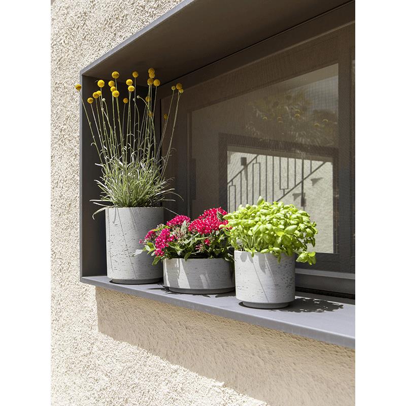 Pottery Pots Bloempot-Plantenschaal Beige-Grijs D 39 cm H 18 cm
