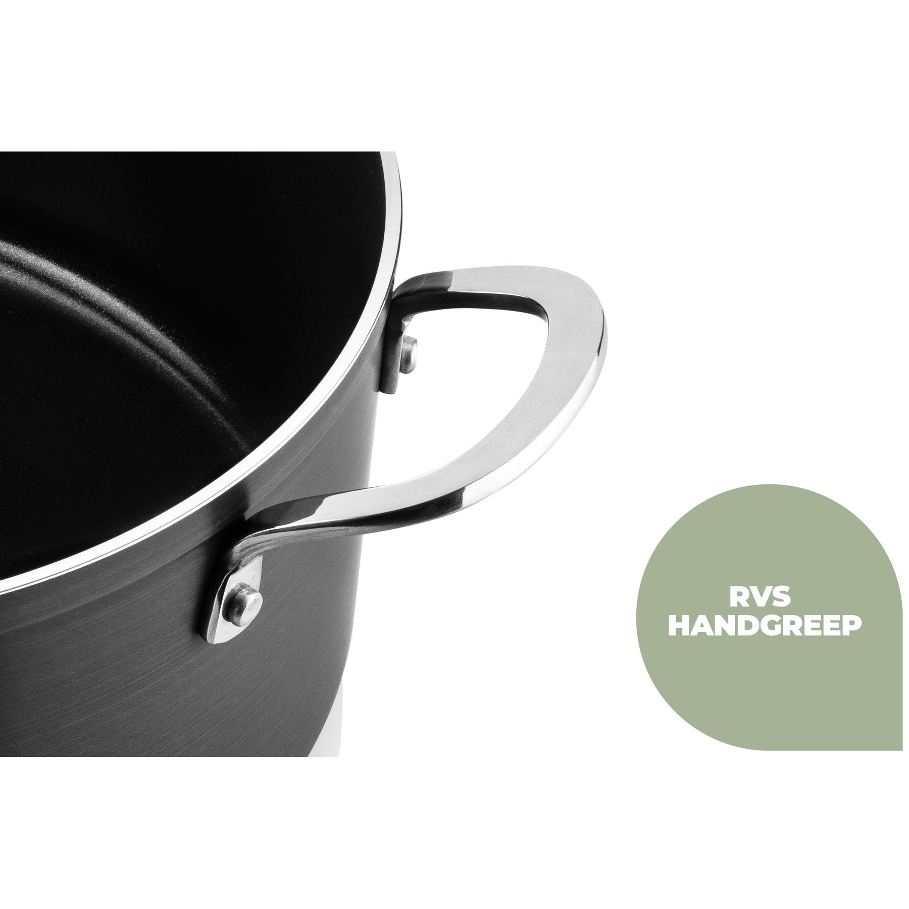 ISENVI Victoria Forged keramische kookpan 20 CM - RVS greep