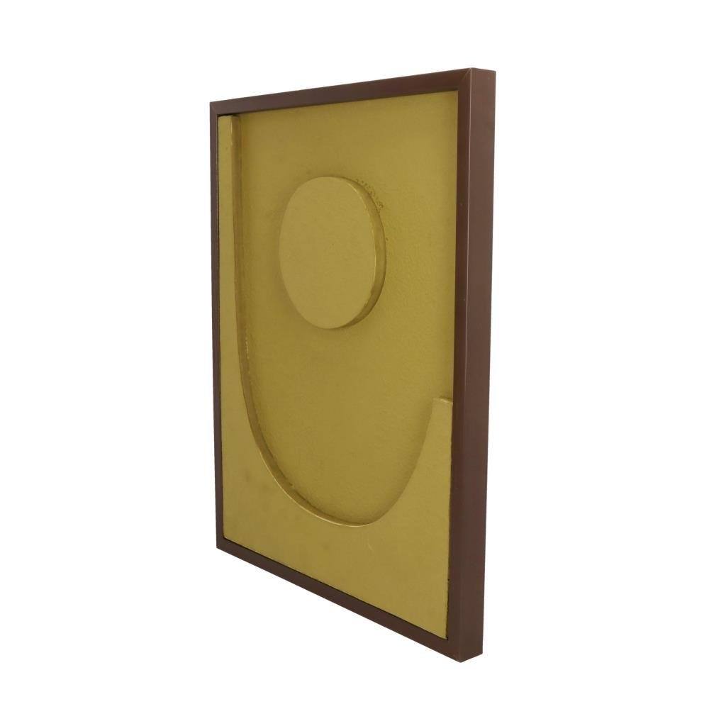 HD Collection Wanddeco D Abstract - Geel|Groen - Papier