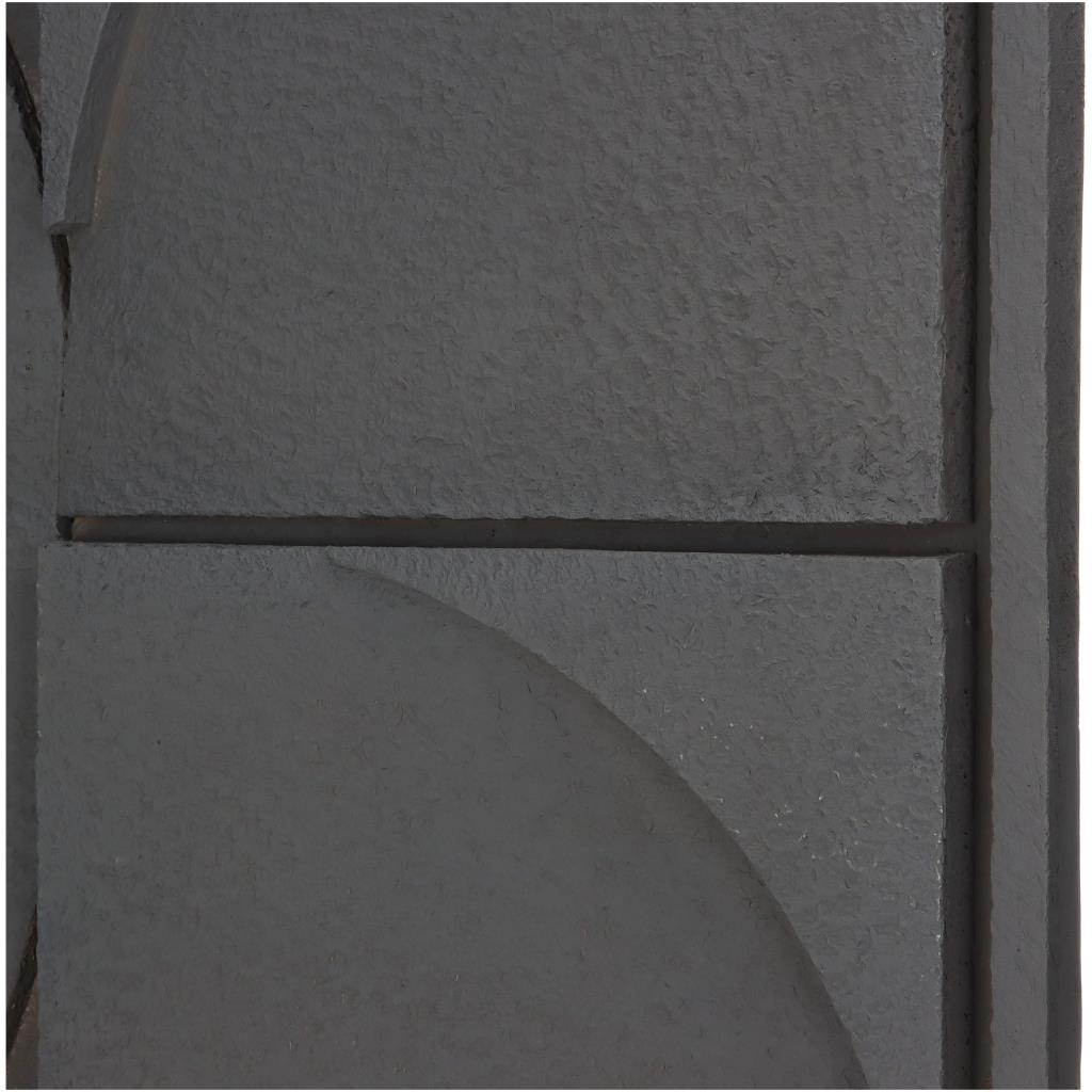 HD Collection Wanddeco D Abstract - Grijs - Polystone