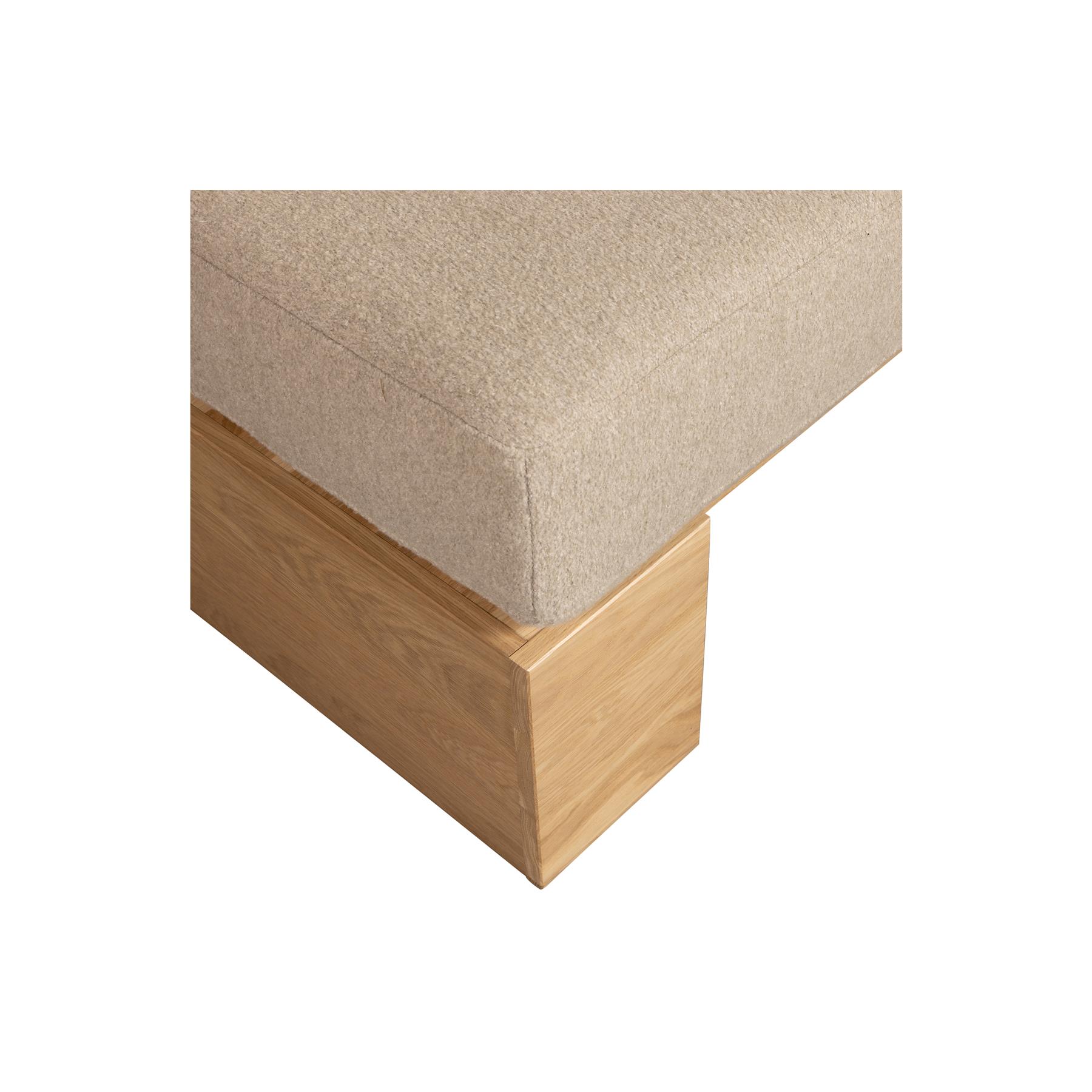 vtwonen Muurbankje incl. Kussens - Eiken - Naturel|Beige - 84x100x67