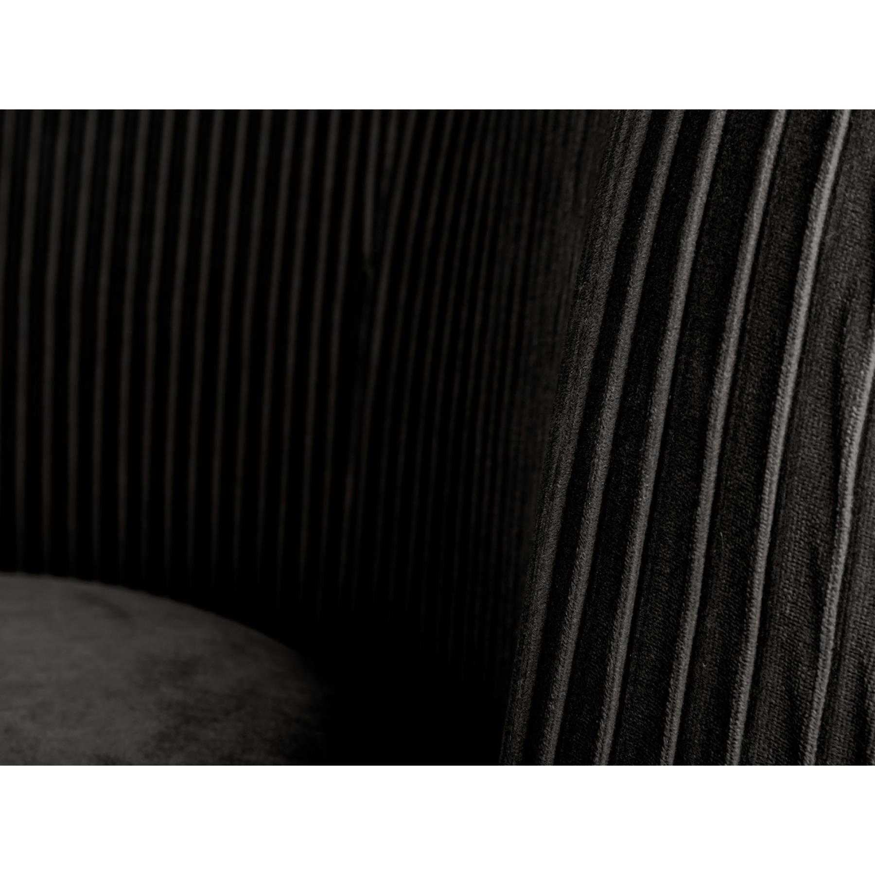 Leitmotiv - Sofa Majestic velvet black