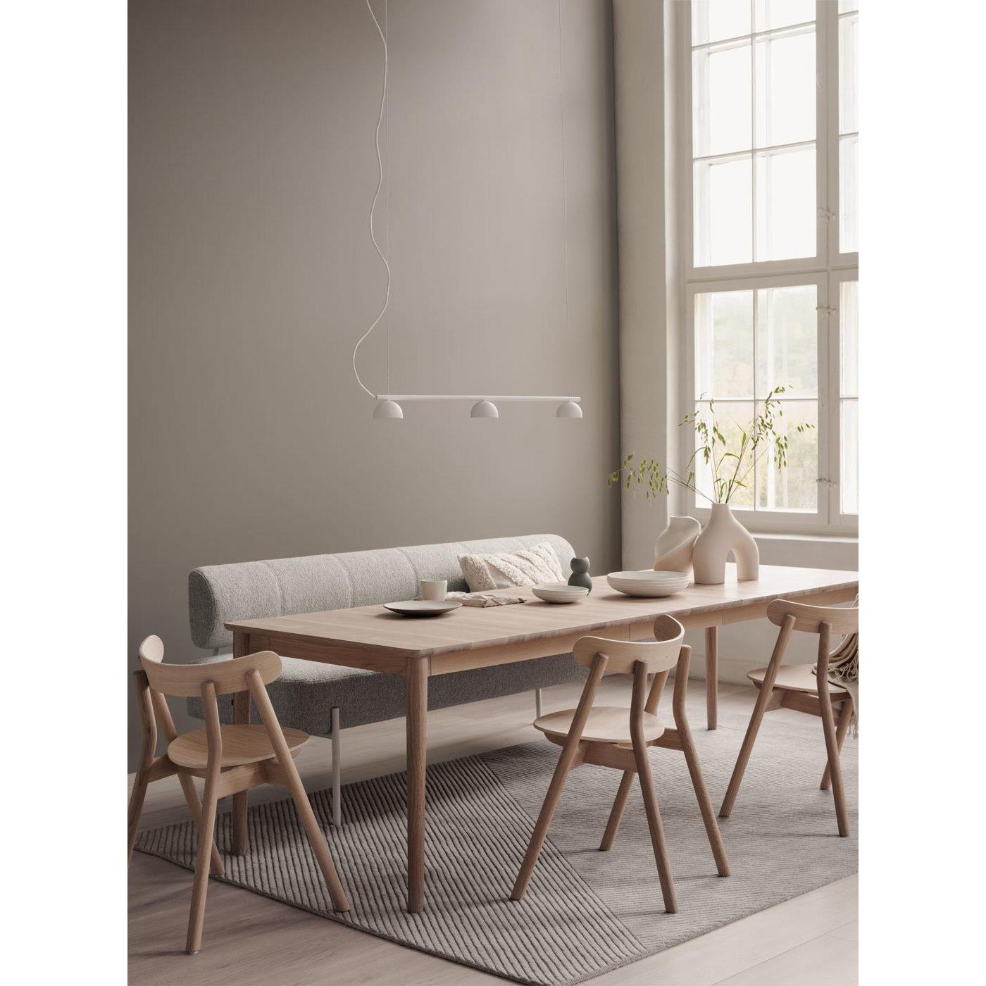 Northern Blush Rail 3 hanglamp LED wit