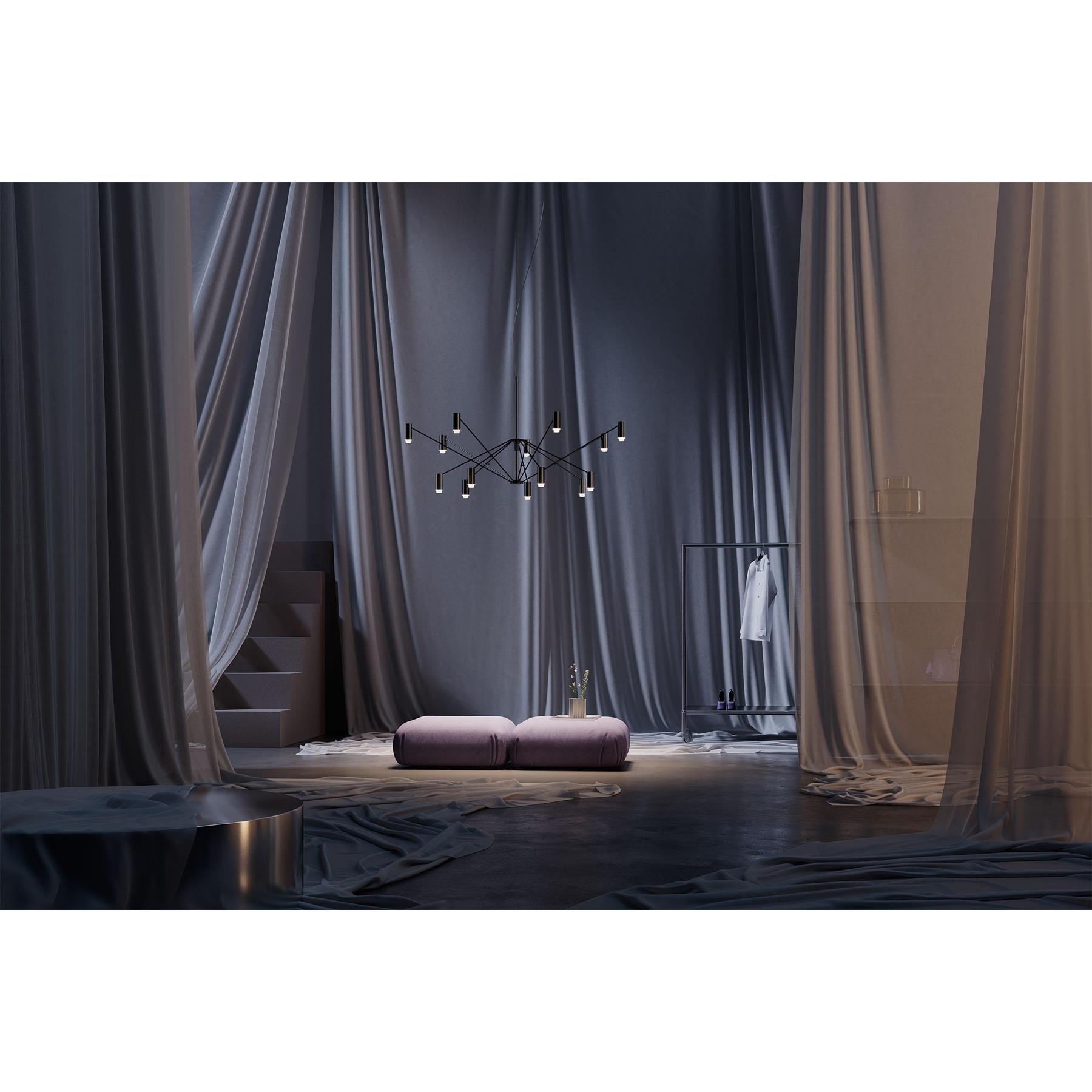 Marset The W hanglamp Ø200 LED zwart|ivoor