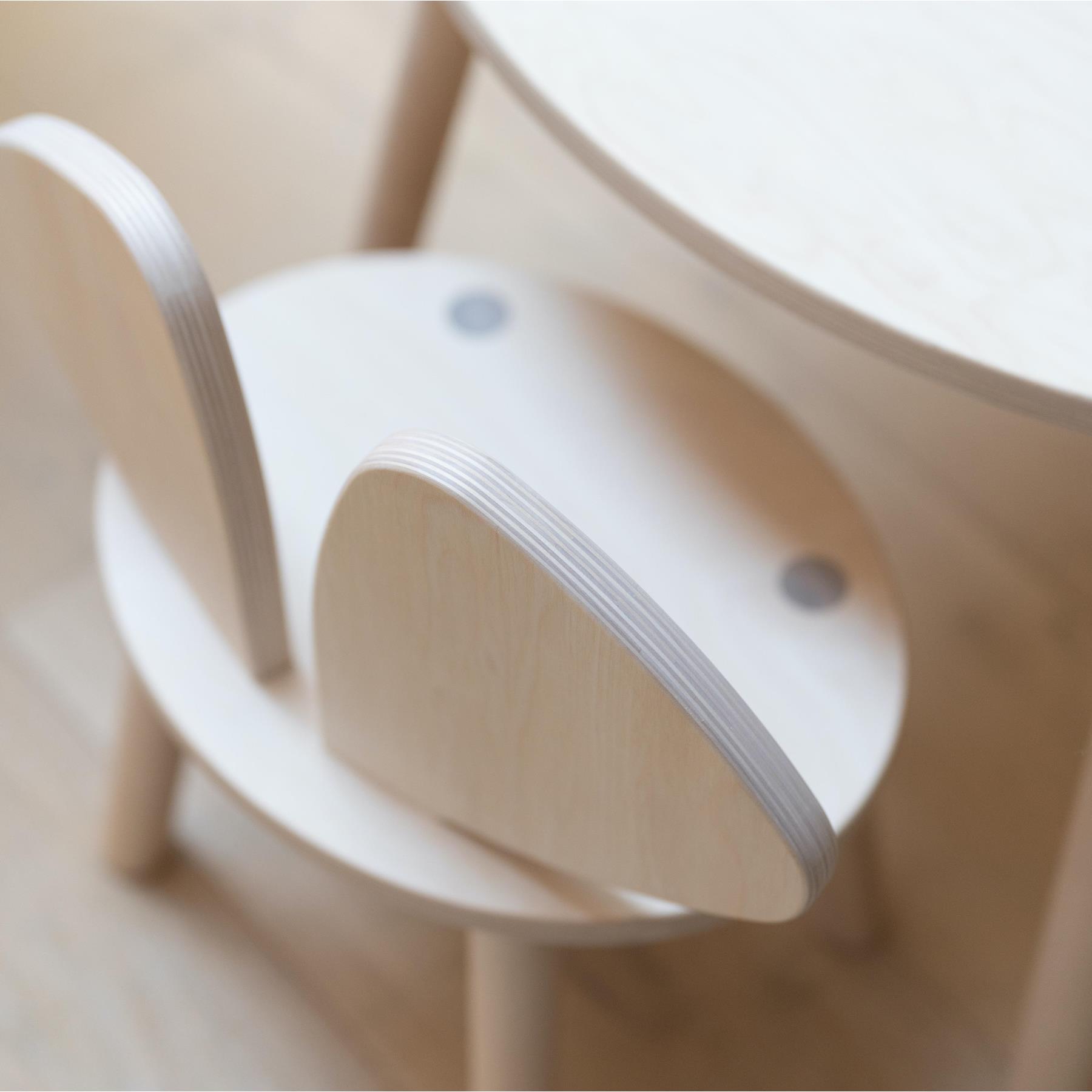 Nofred Mouse kinderstoel + kindertafel set rosa