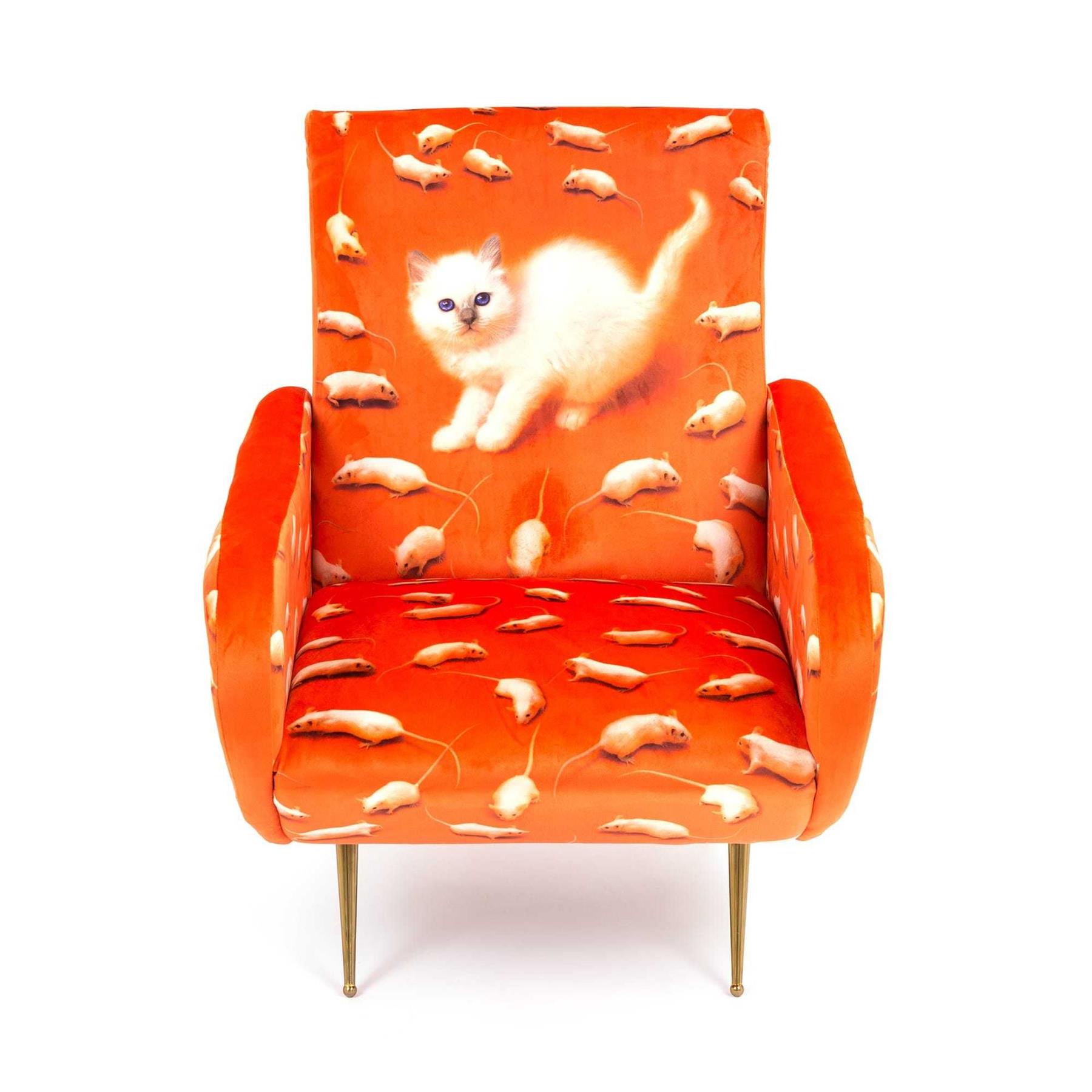 Seletti Toiletpaper Lounge fauteuil honey