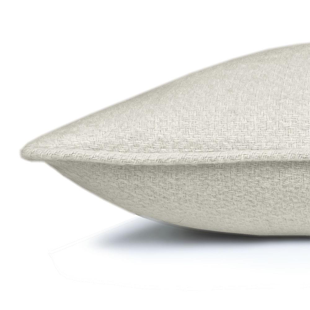 Malagoon Recycled Wool Sierkussen 50 x 50 - Abbey White