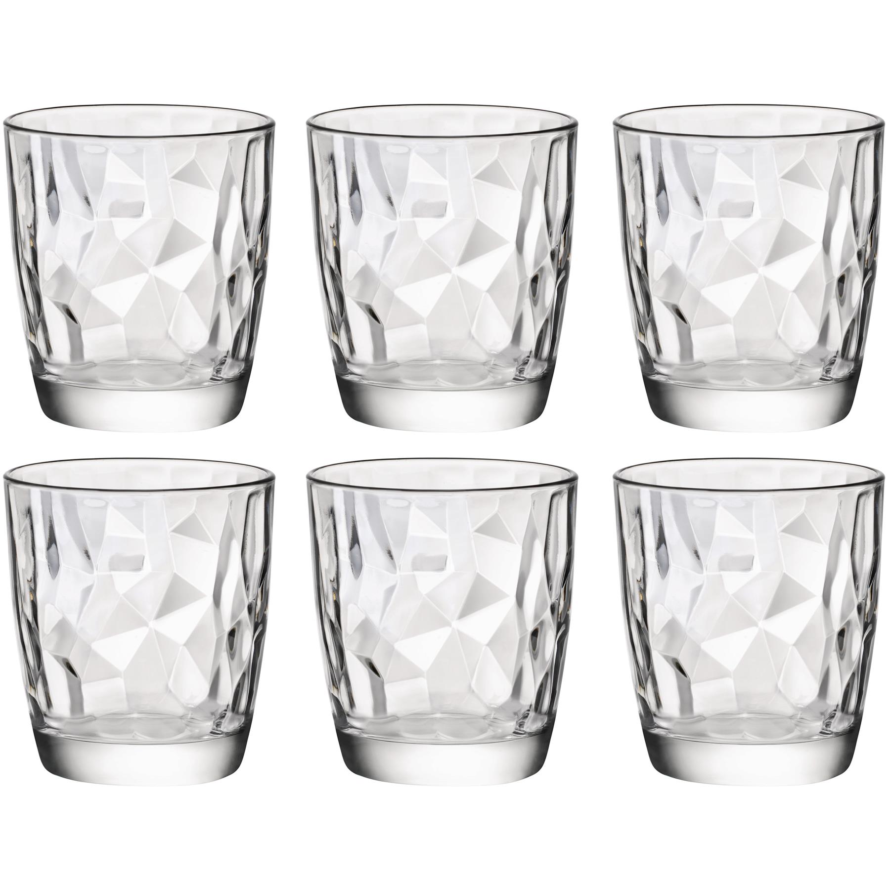 Bormioli Rocco waterglazen|sapglazen Diamond Dof - 6x - 390 ml