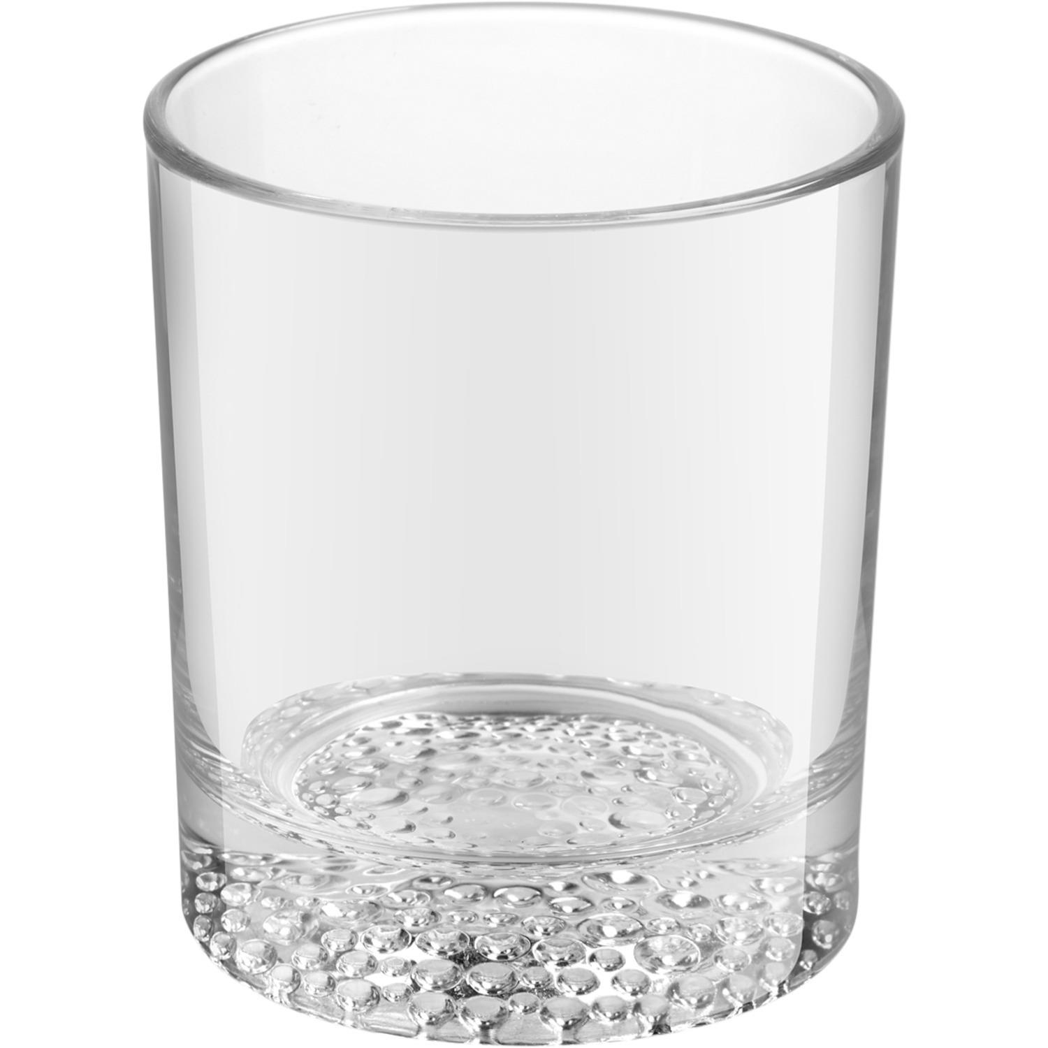 Whisky tumbler glazen - 4x - Artisan serie - transparant - 290 ml