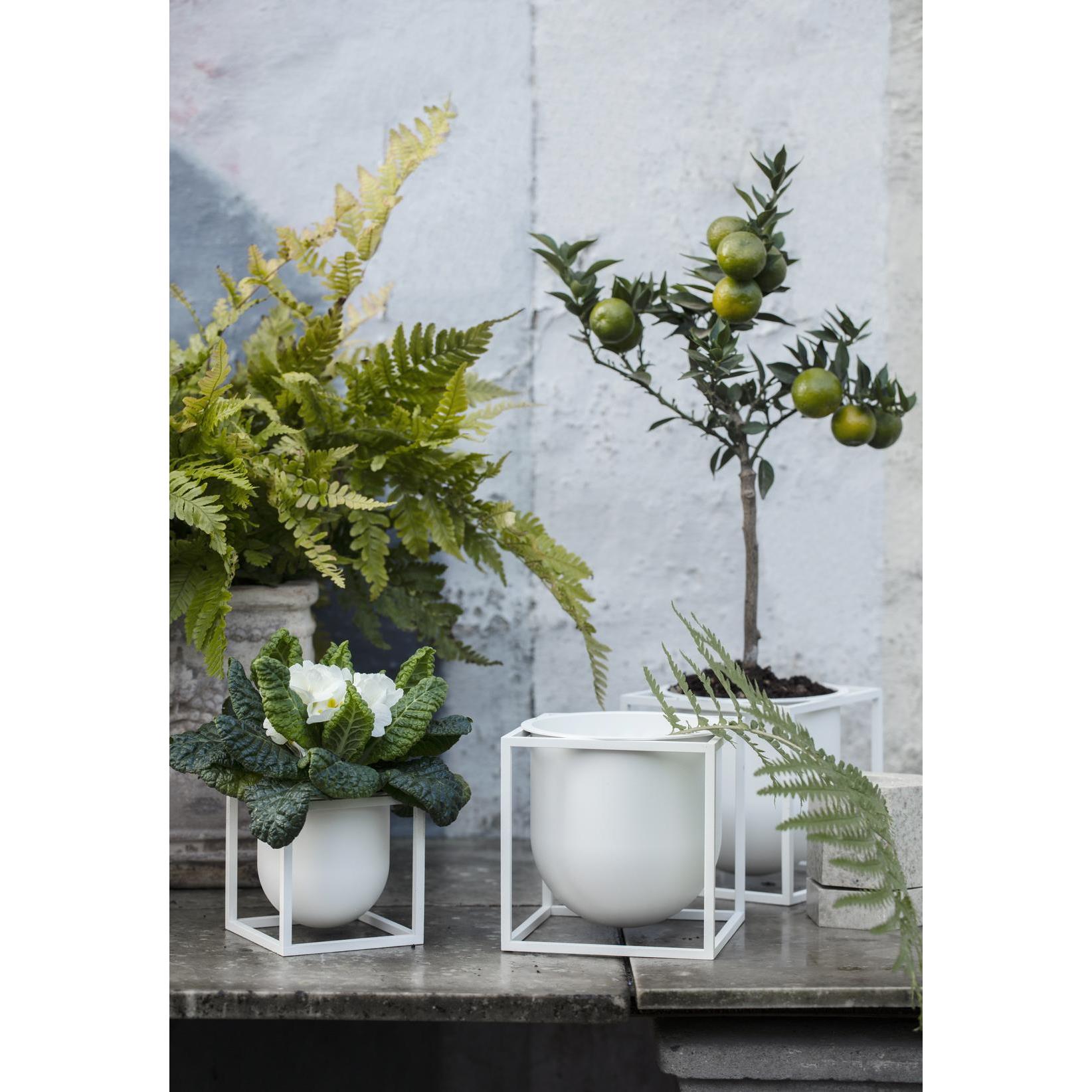 Audo Copenhagen Kubus 14 plantenbak wit