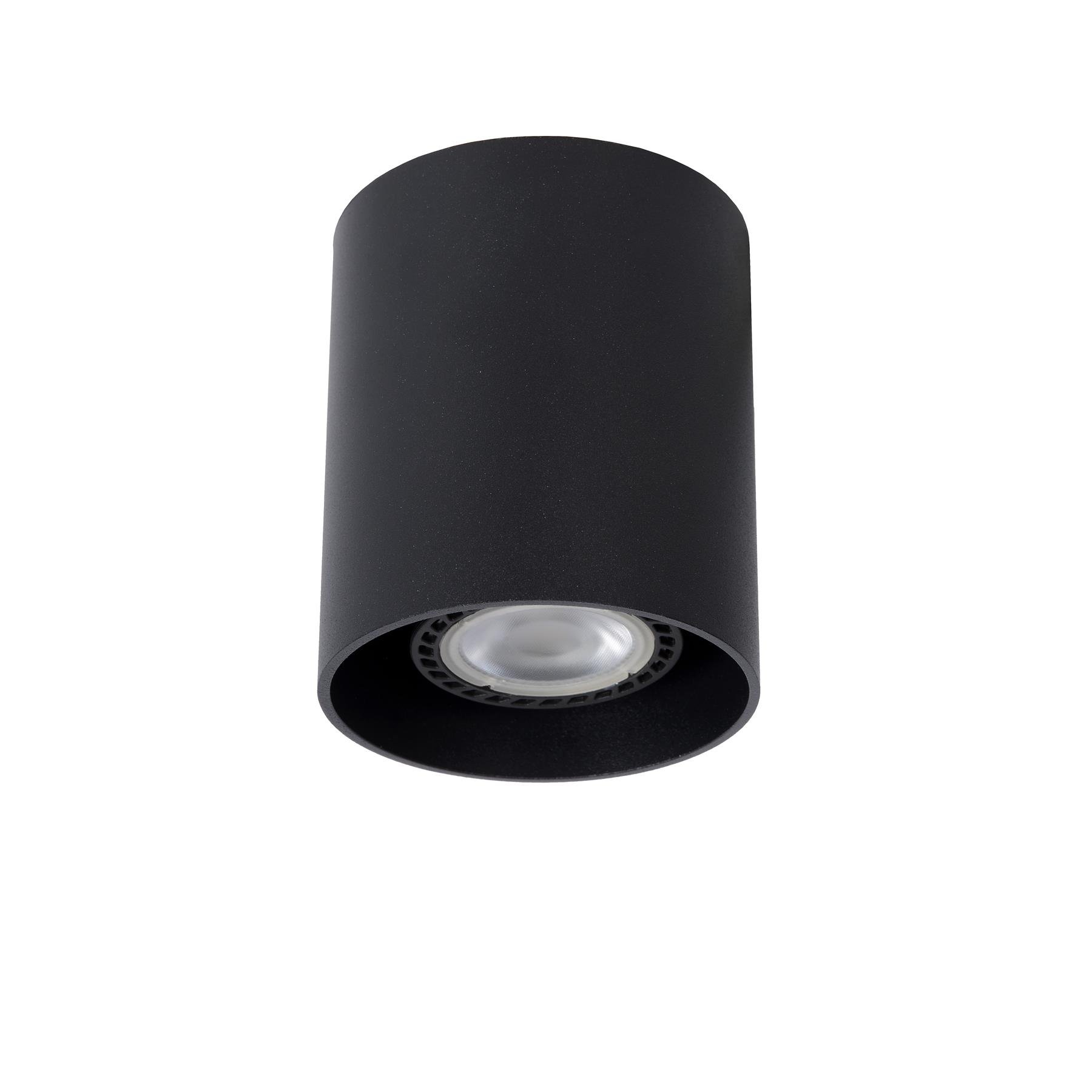 Lucide BODI - Plafondspot - Ø 8 cm - 1xGU10 - Zwart