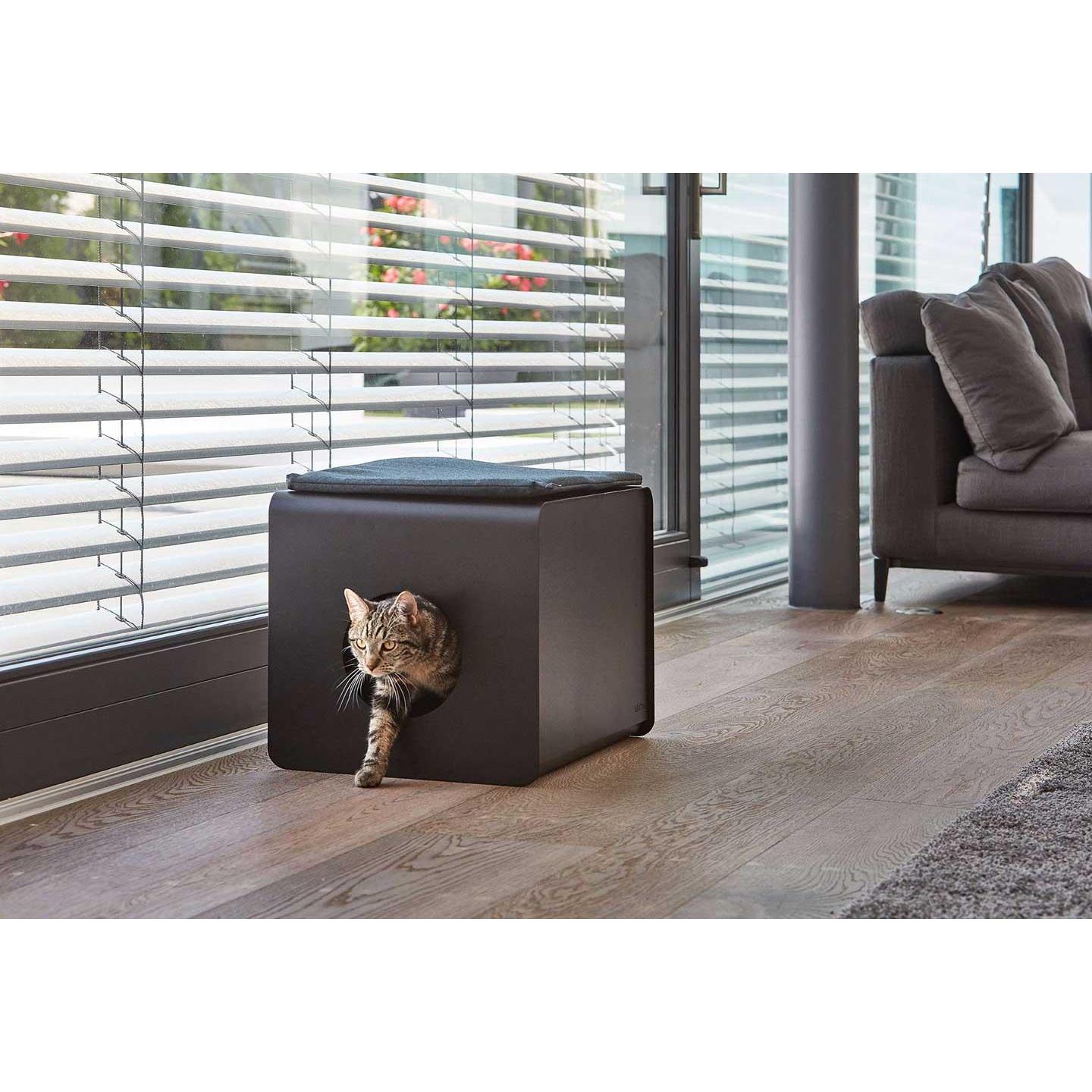MiaCara Sito kattenbak zwart