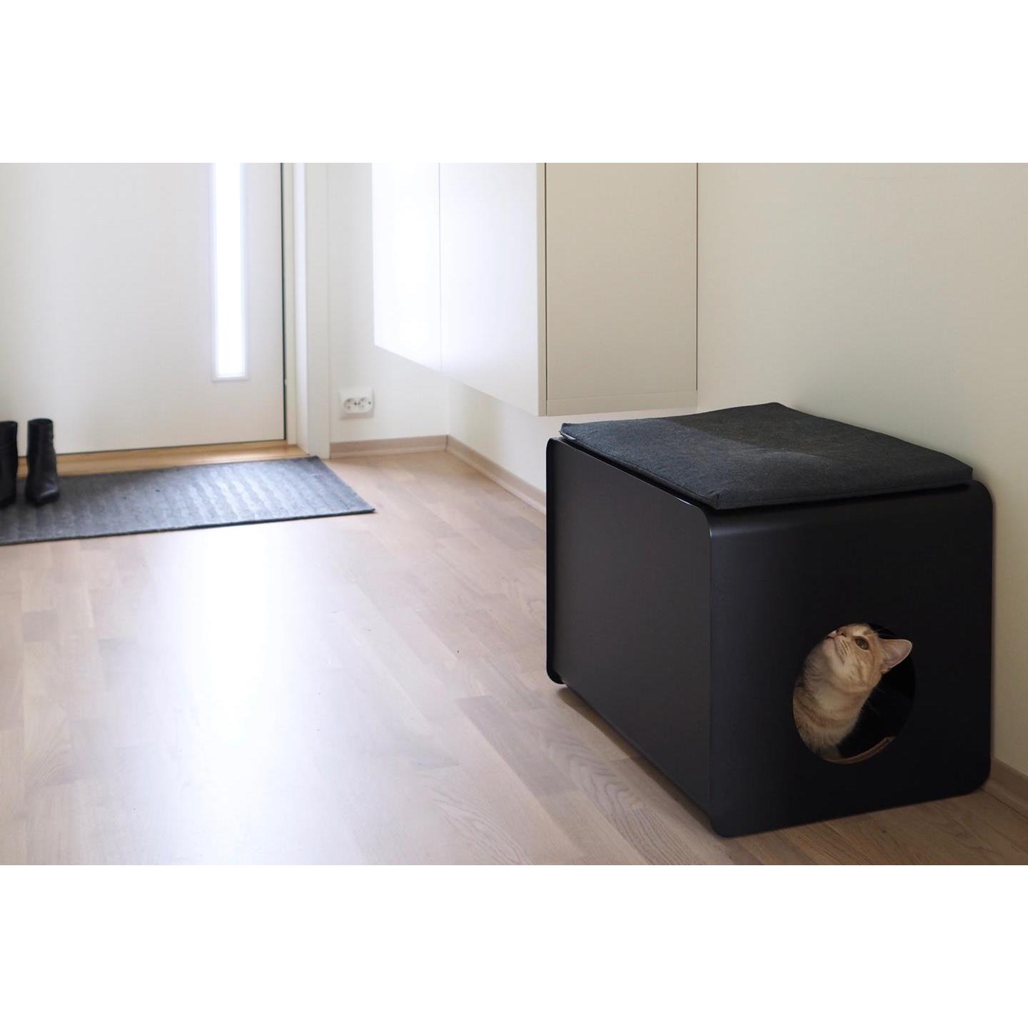 MiaCara Sito kattenbak zwart
