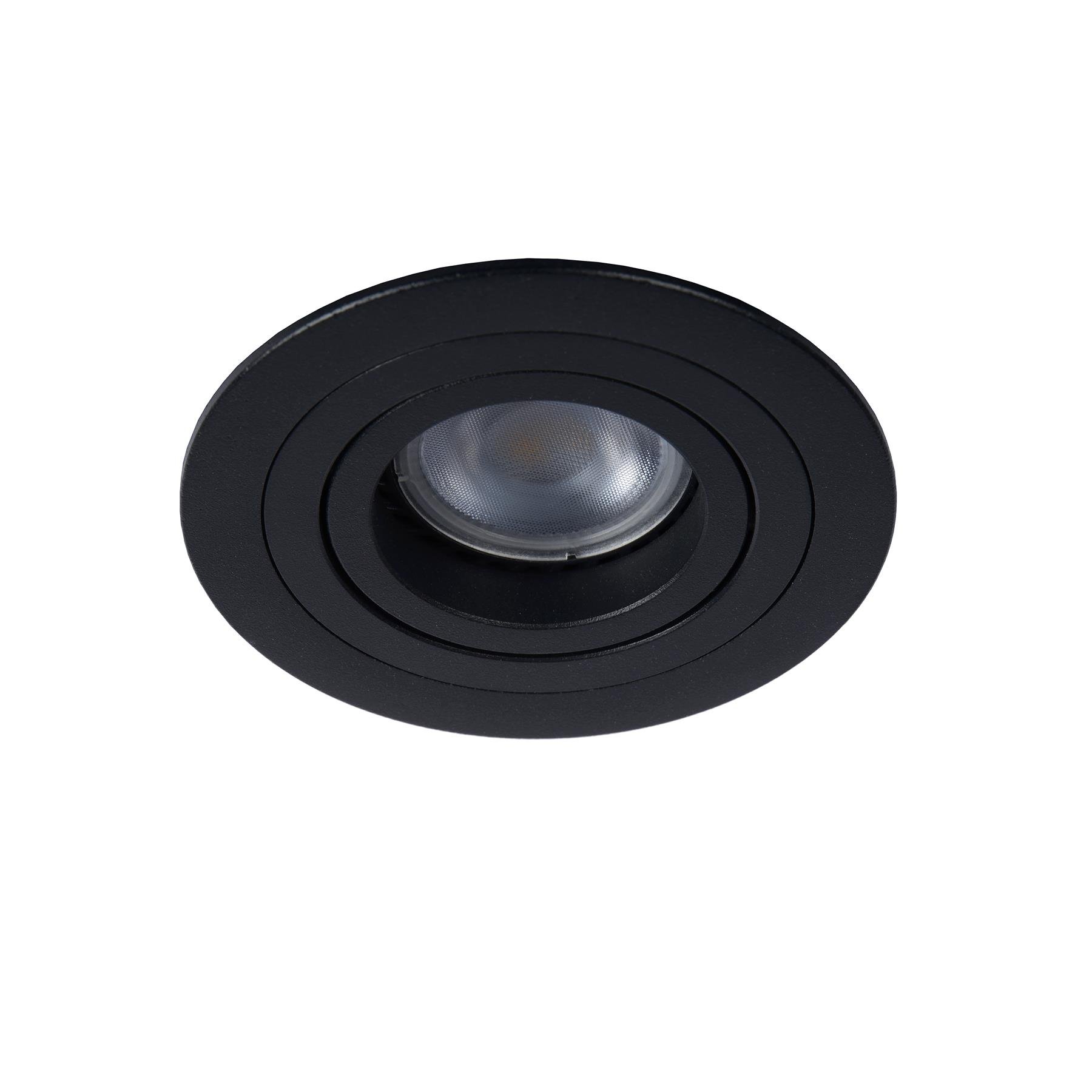 Lucide TUBE - Inbouwspot - Ø 9,2 cm - 1xGU10 - Zwa